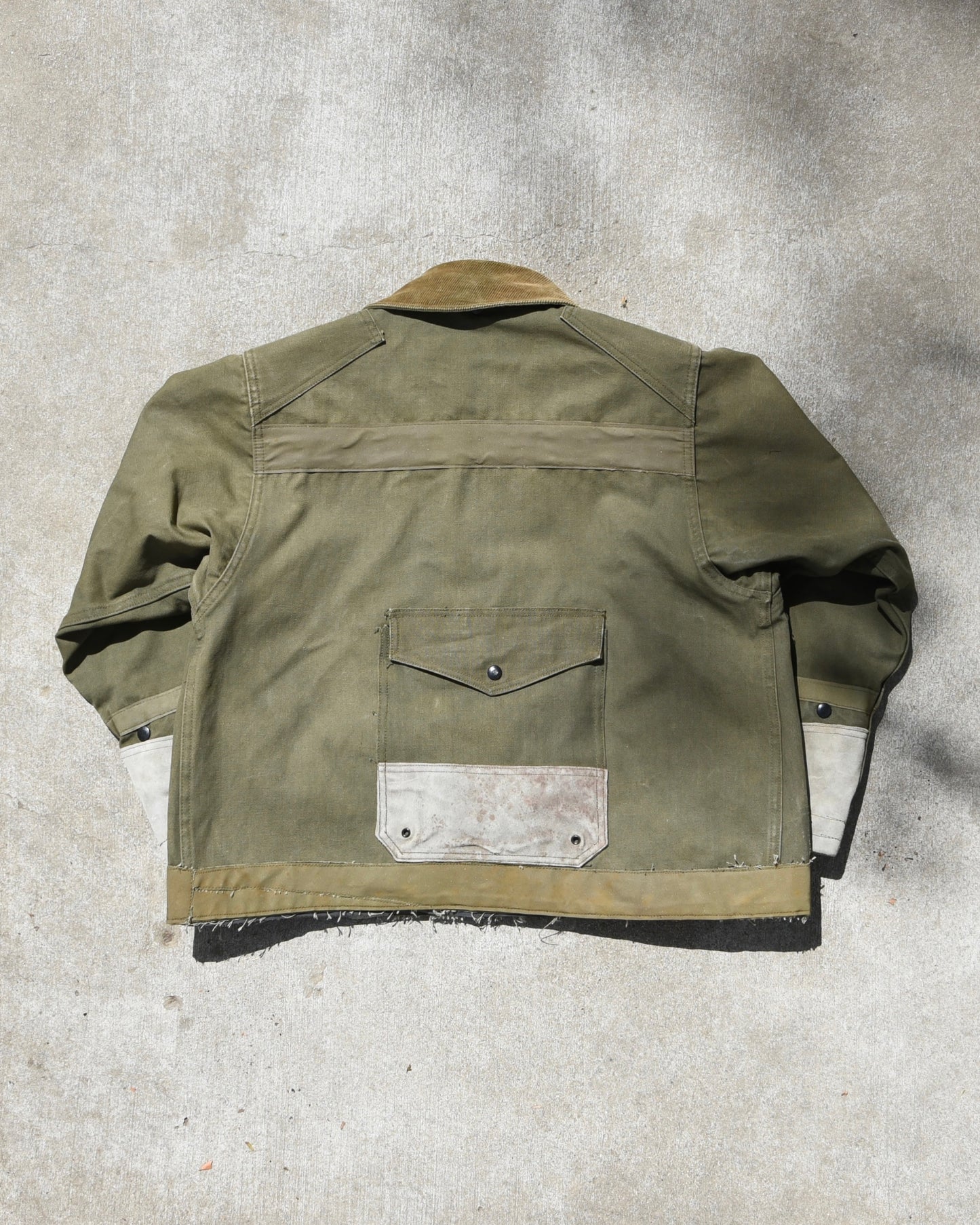 Fireman’s Turnout Coat 1950's Upcycled Custom Boxy Fit