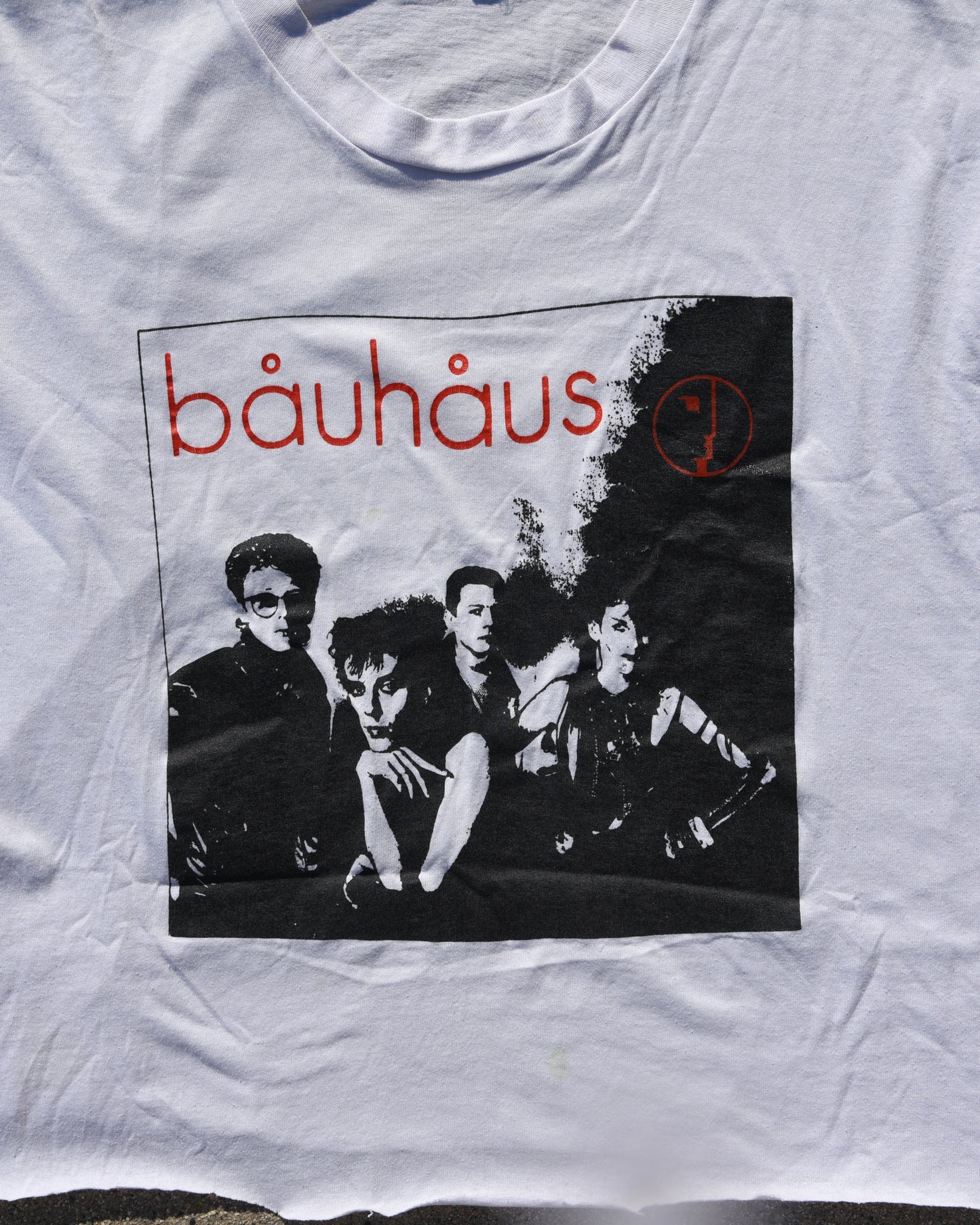 1980s Bauhaus Band Screen Stars Tshirt Cropped