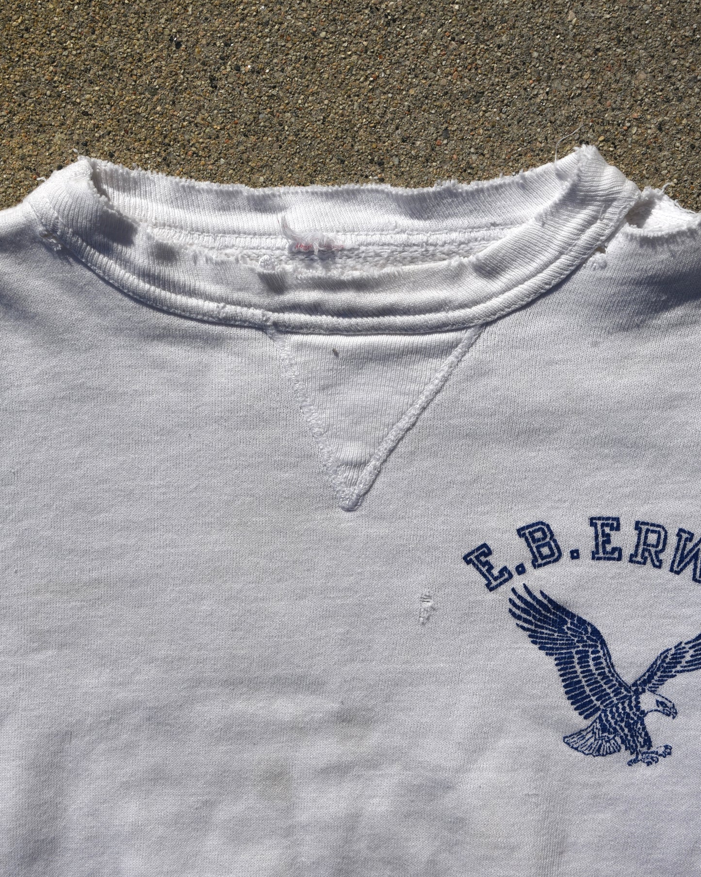 1950s Champion Running Man Single V E.B. Erwin Sweatshirt