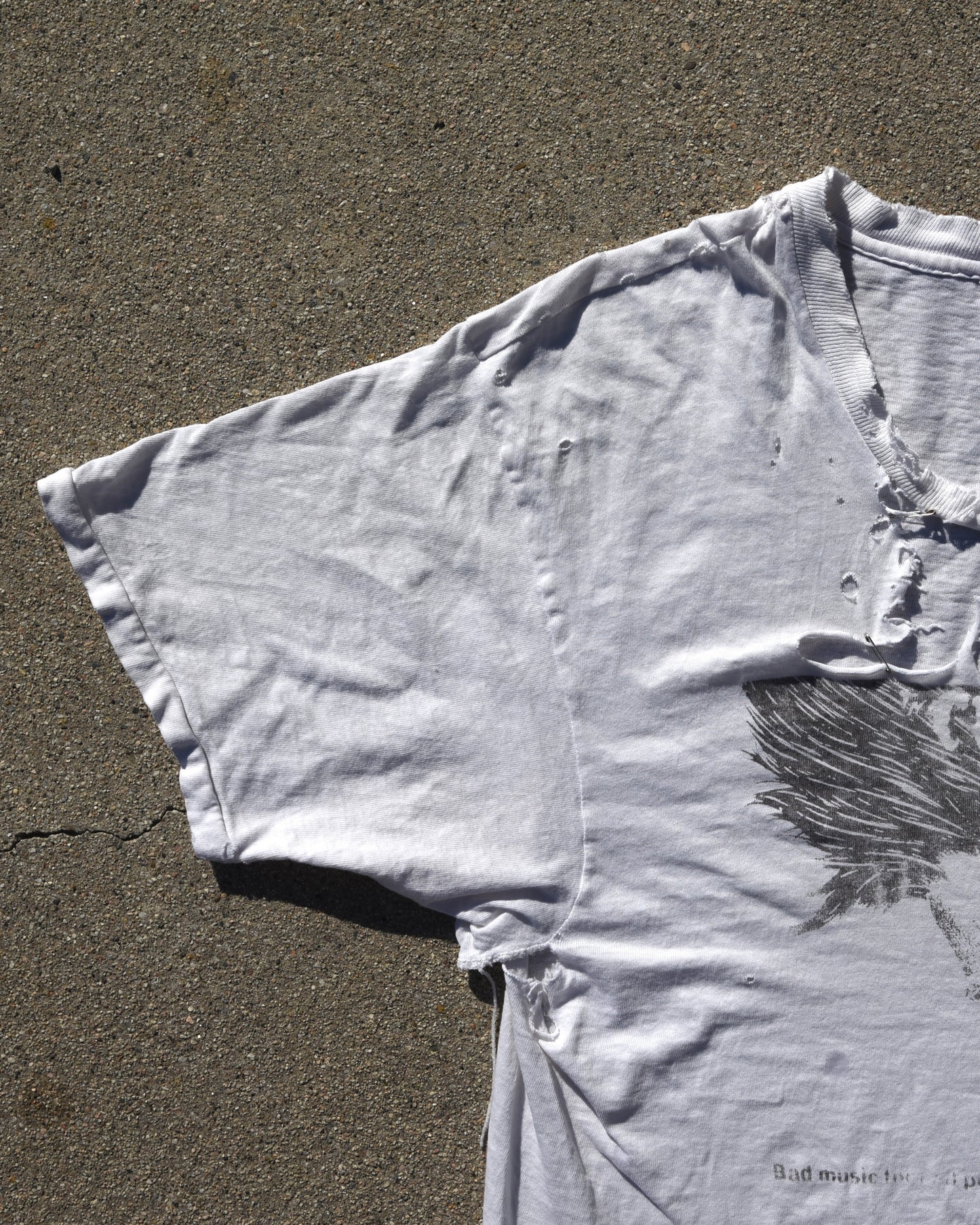 1980s Thrashed Cramps Band Tshirt