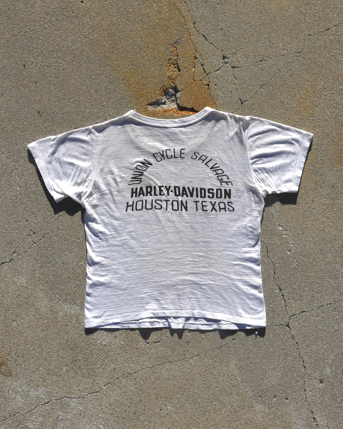 1960s Harley Davidson Union Cycle Salvage Tshirt