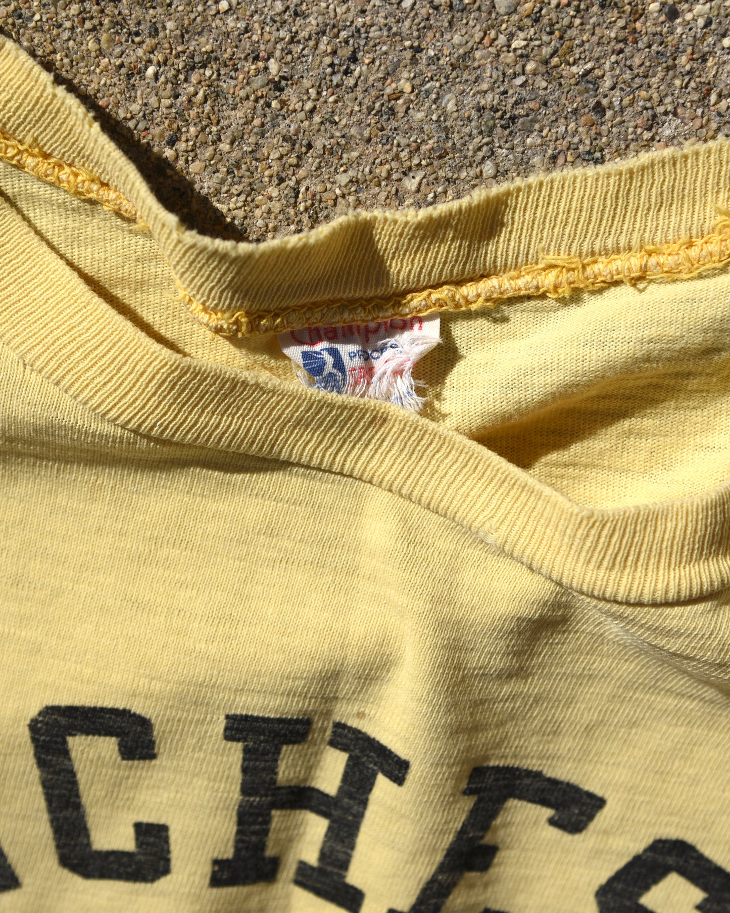 1950s Champion Running Man Manchester College Phys Ed Tshirt