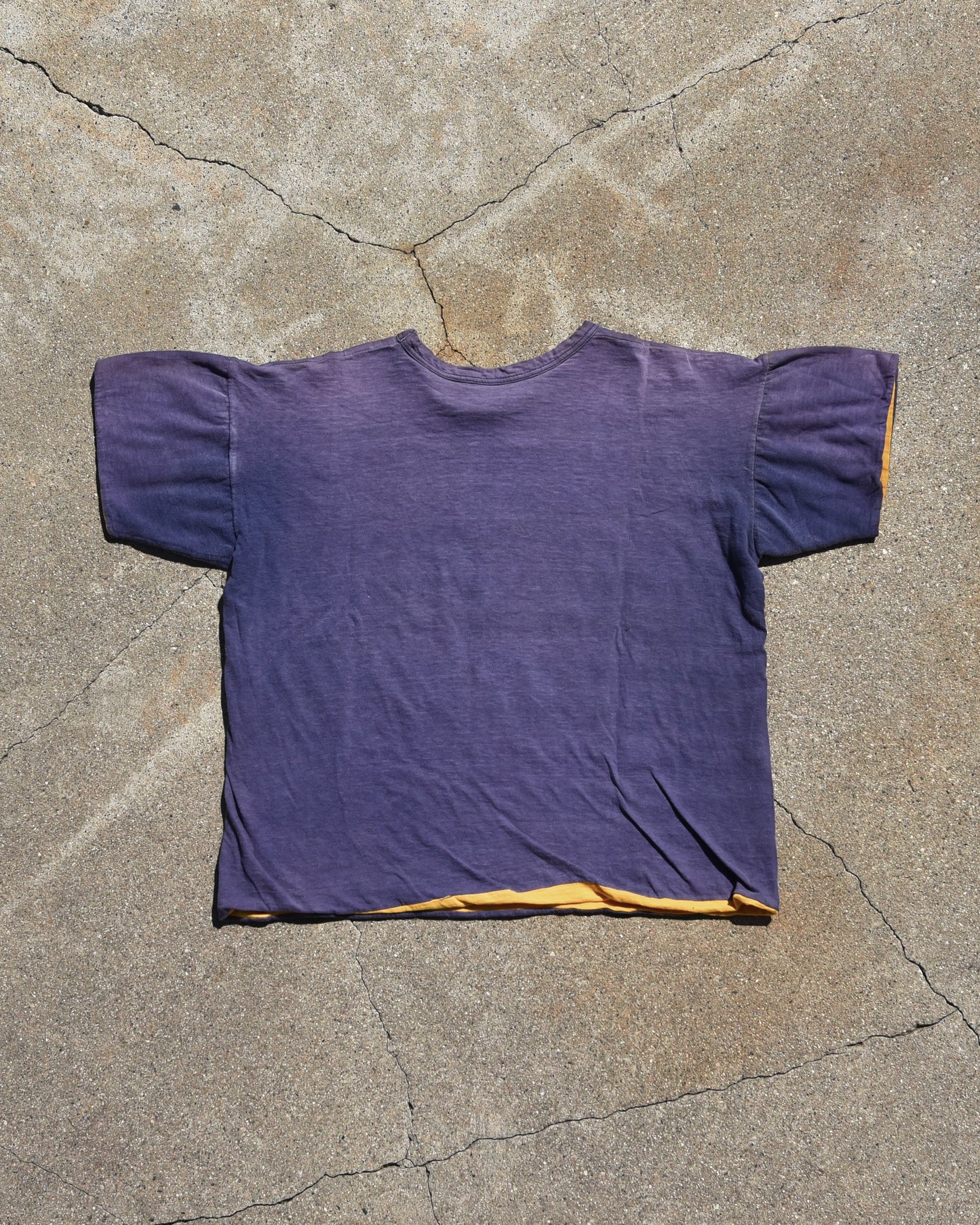 1960s Sun Faded Columbia Double Face Tshirt