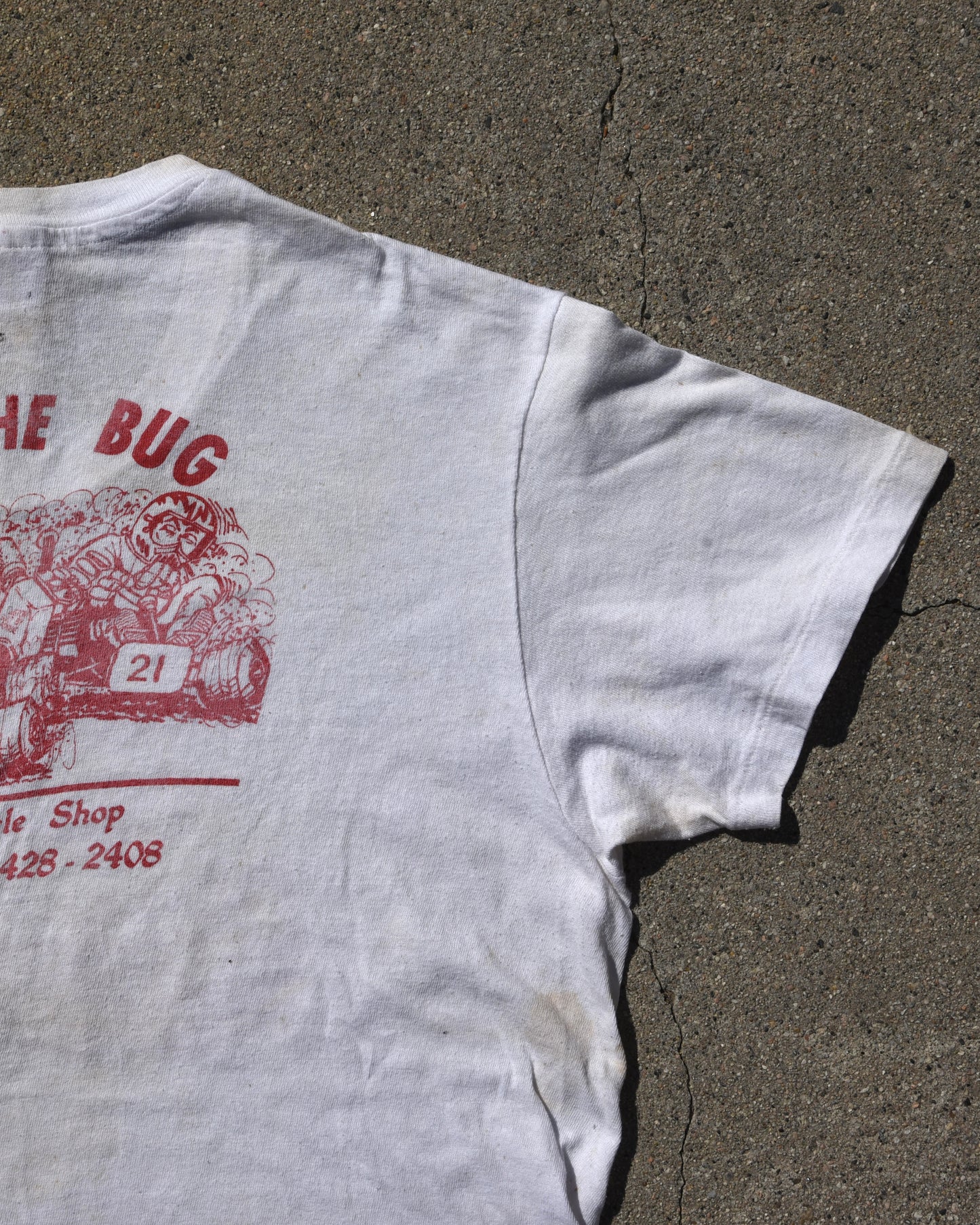 1970s Richardsons Cycle Shop Thrashed Tshirt