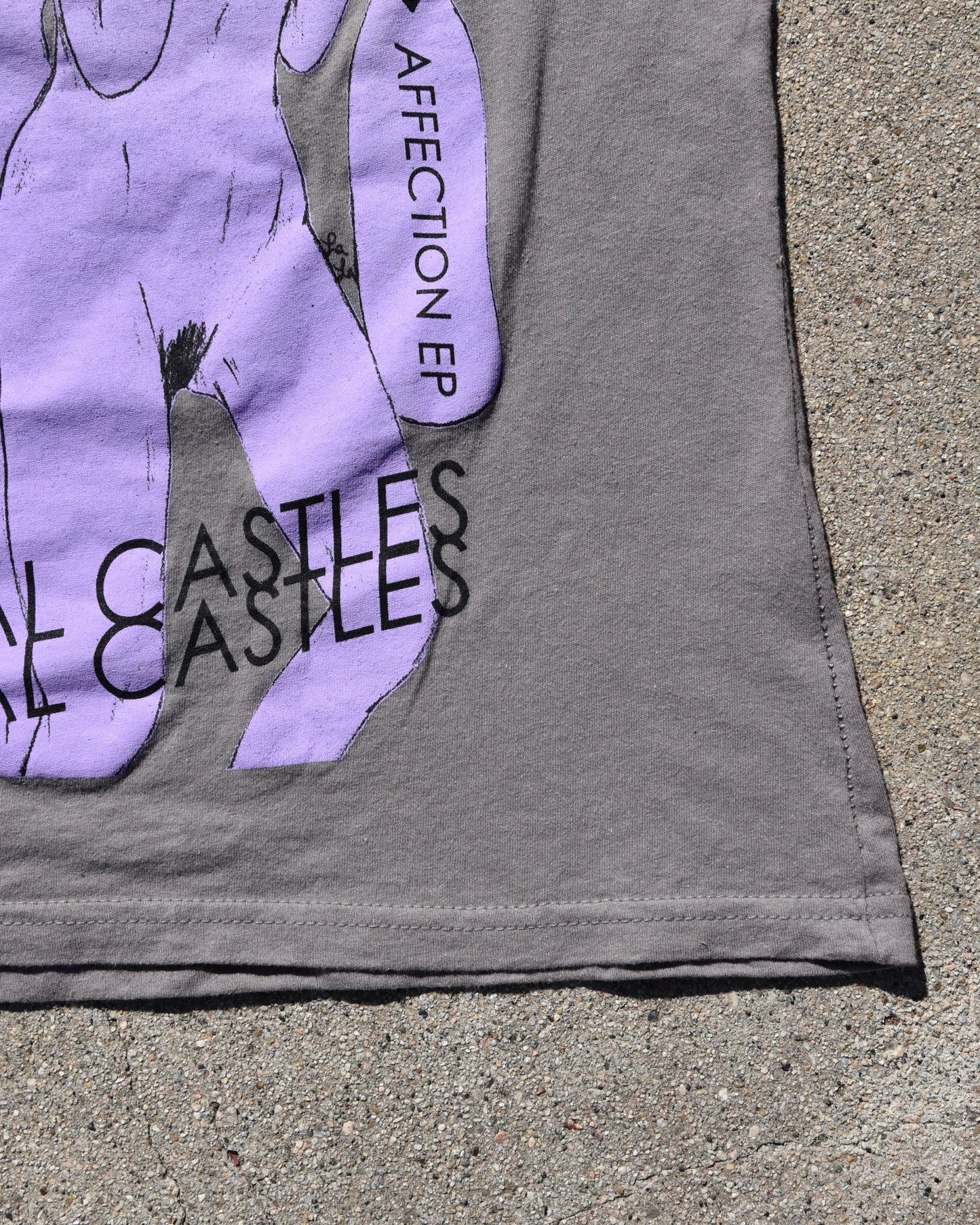 Crystal Castles Affection EP Promo Tshirt - Bay Island - Small