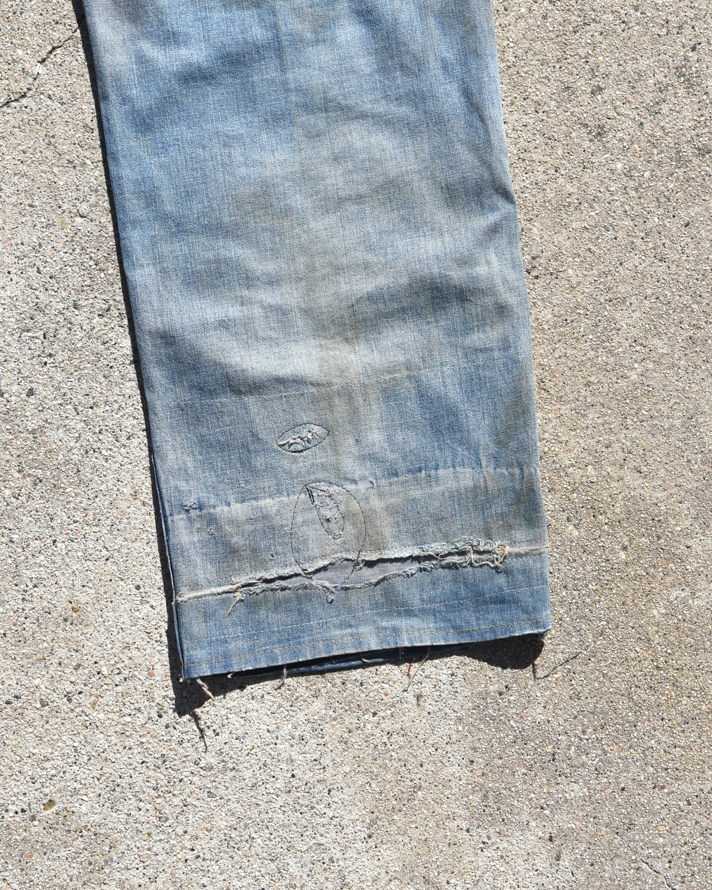 1950s Repaired Selvedge Carpenter Denim Jeans