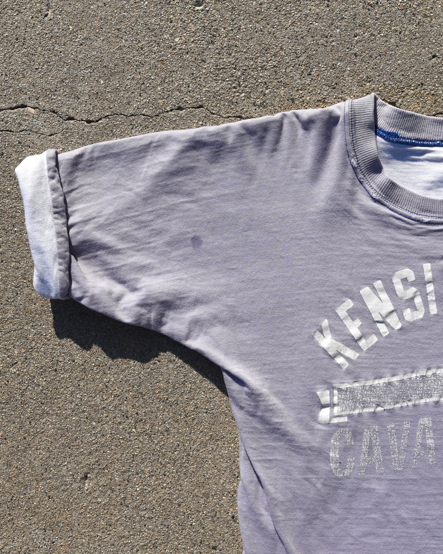 1960s Kensington Cavaliers Double Face Tshirt Sun Faded