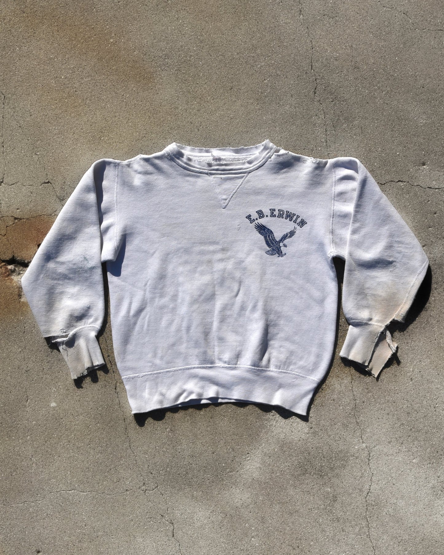 1950s Champion Running Man Single V E.B. Erwin Sweatshirt