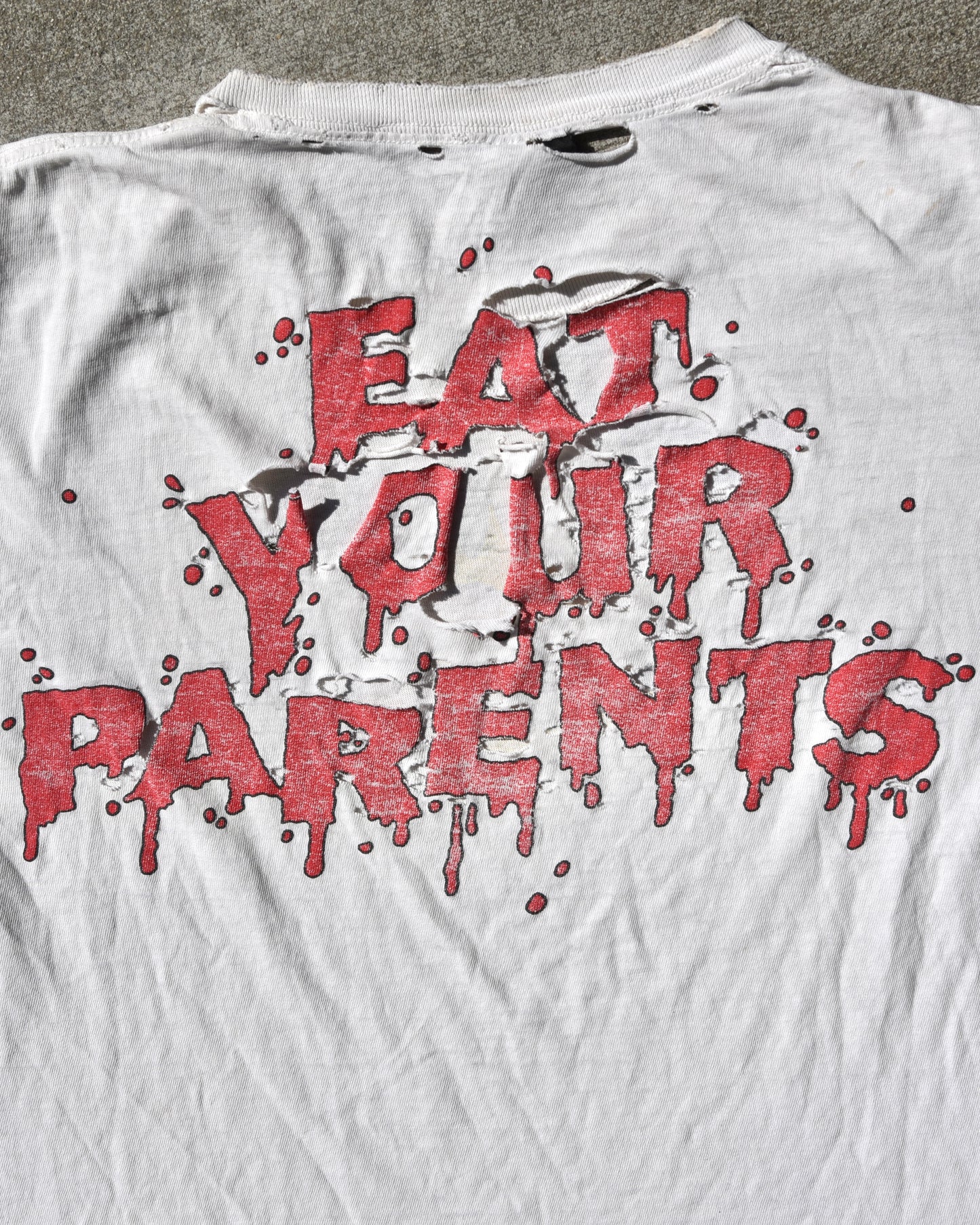 1994 Green Day 'Eat Your Parents' Promo Tshirt Thrashed