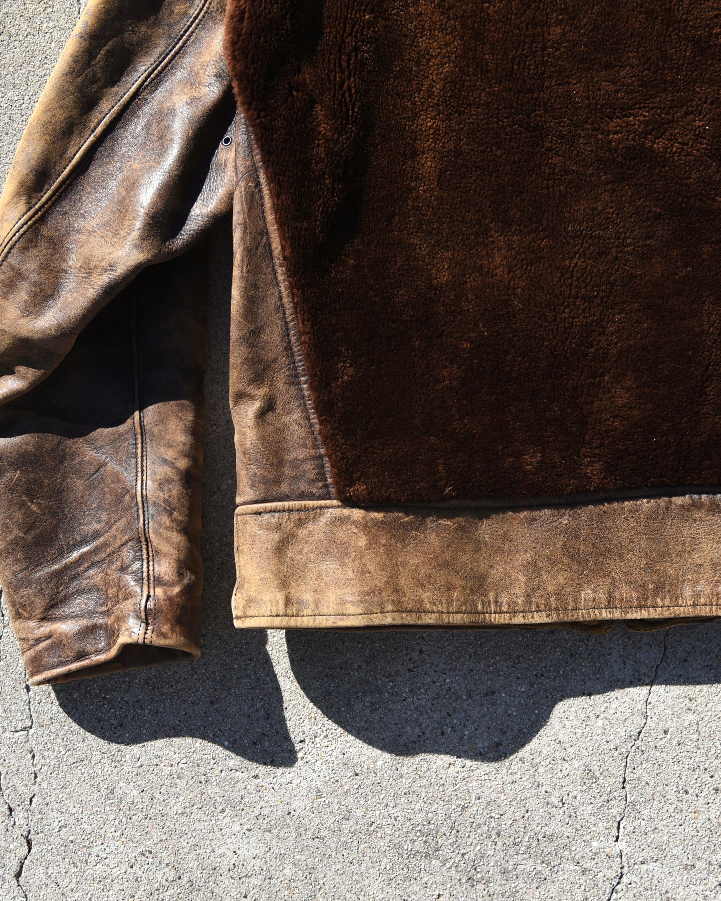 1940s Laskin Lamb Grizzly Fur Horsehide Jacket