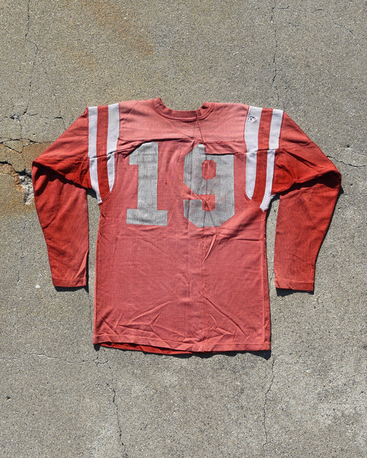 1950s Champion Durene Jersey Sun Faded And Repaired