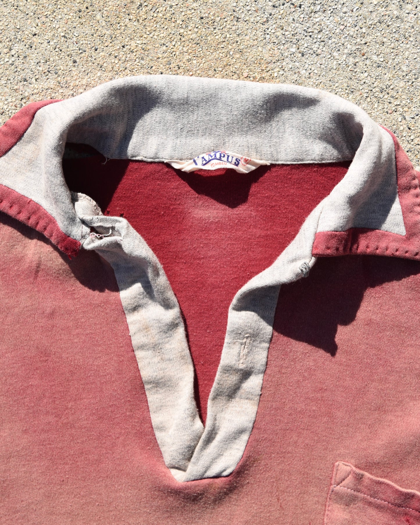 1940s Campus Long Sleeve Collared Shirt