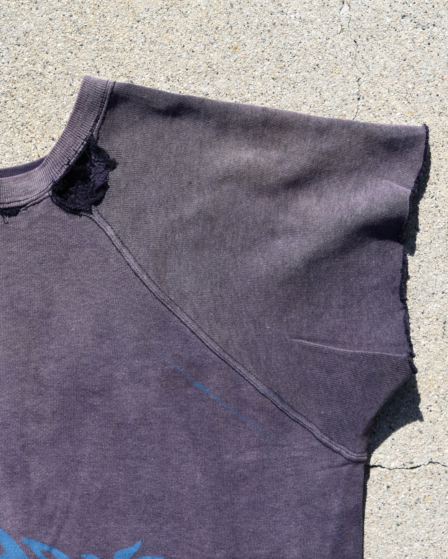 1960s West Side Story Jets Vs Sharks Sweatshirt Cutoff