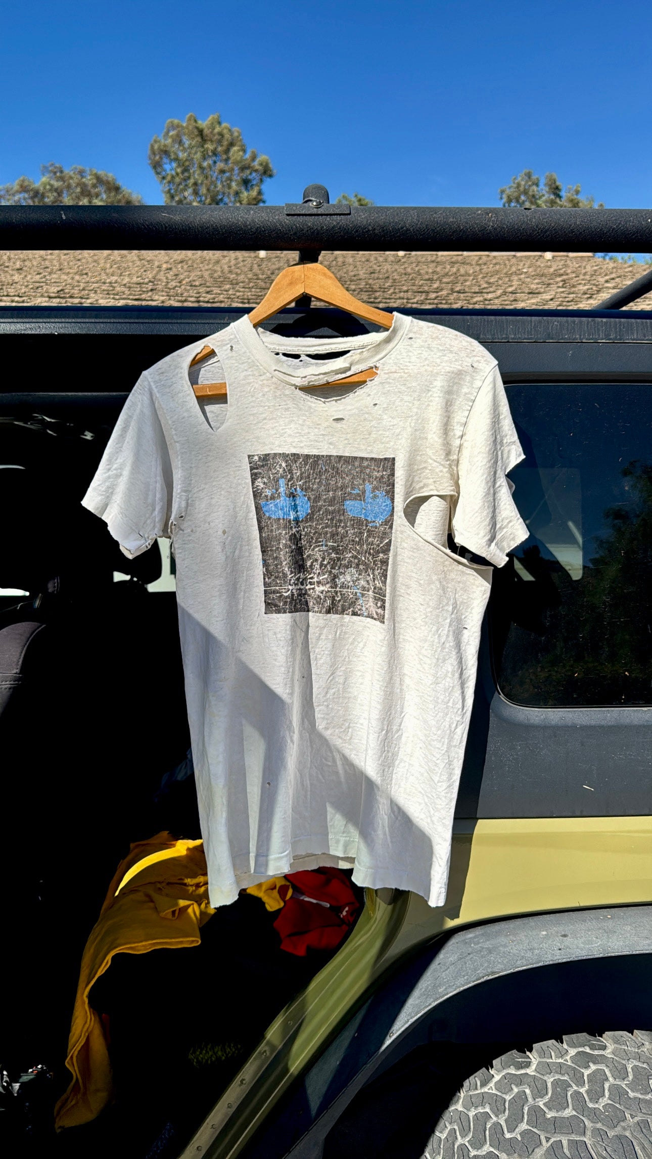 1980s Thrashed Saada Bonaire Self Titled Album Promo Tshirt