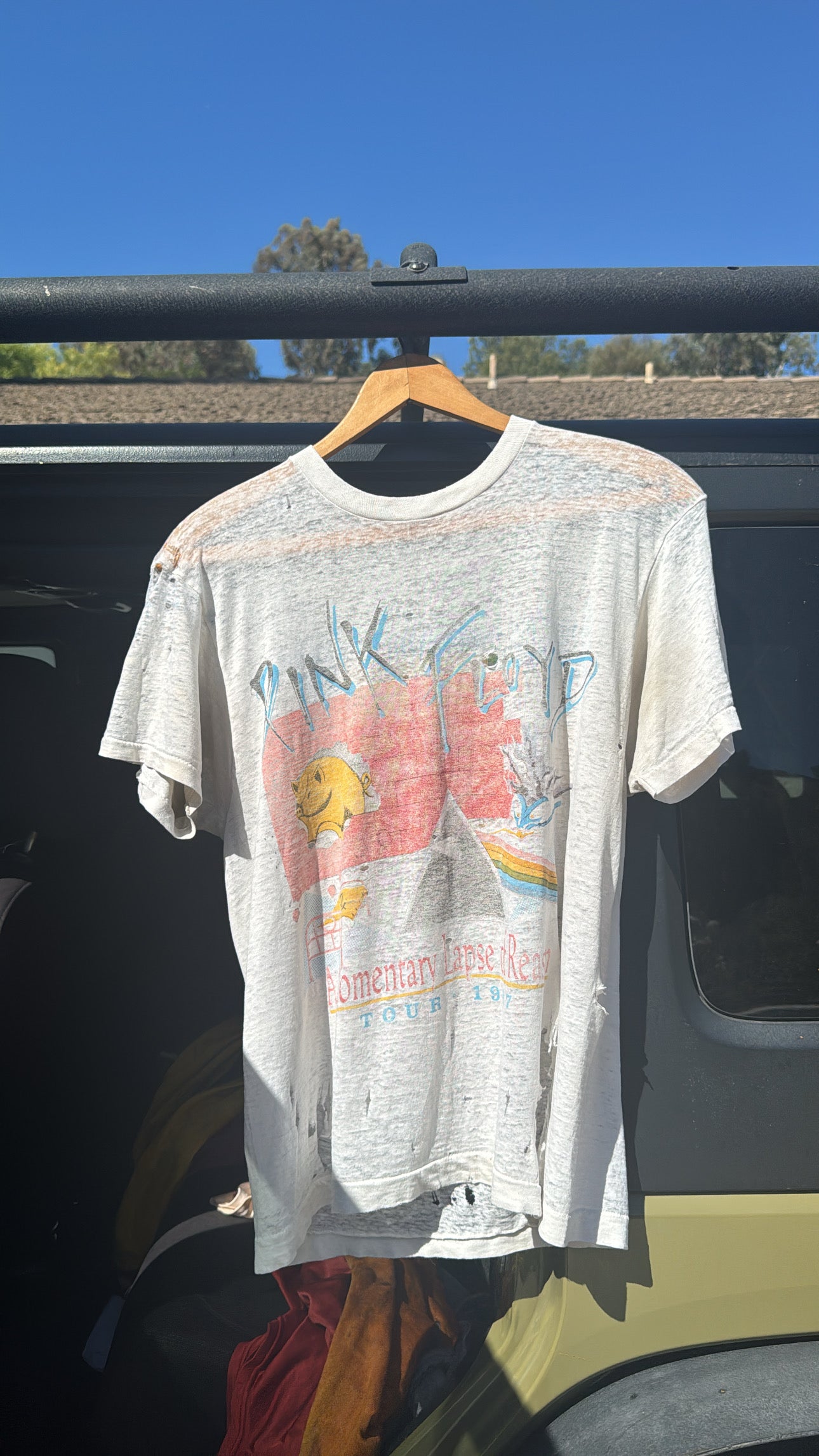 1987 Pink Floyd A Momentary Lapse of Reason Tour Tshirt