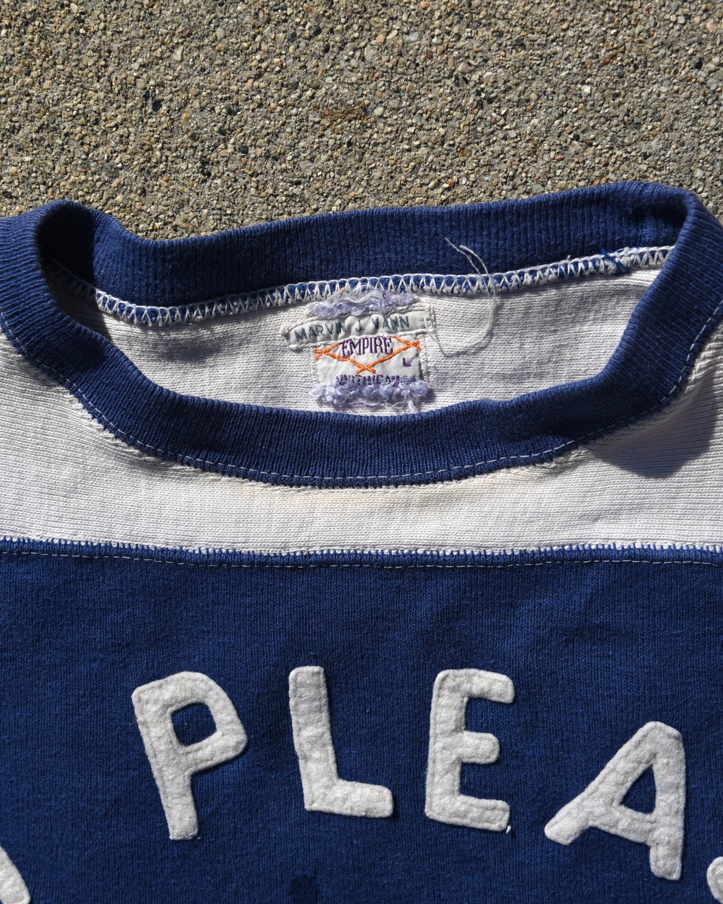 1950s Two Tone Seat Pleasant Lions Club Jersey