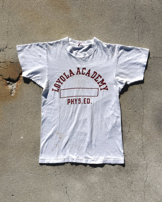 1950s Champion Loyola Academy Phys Ed Tshirt