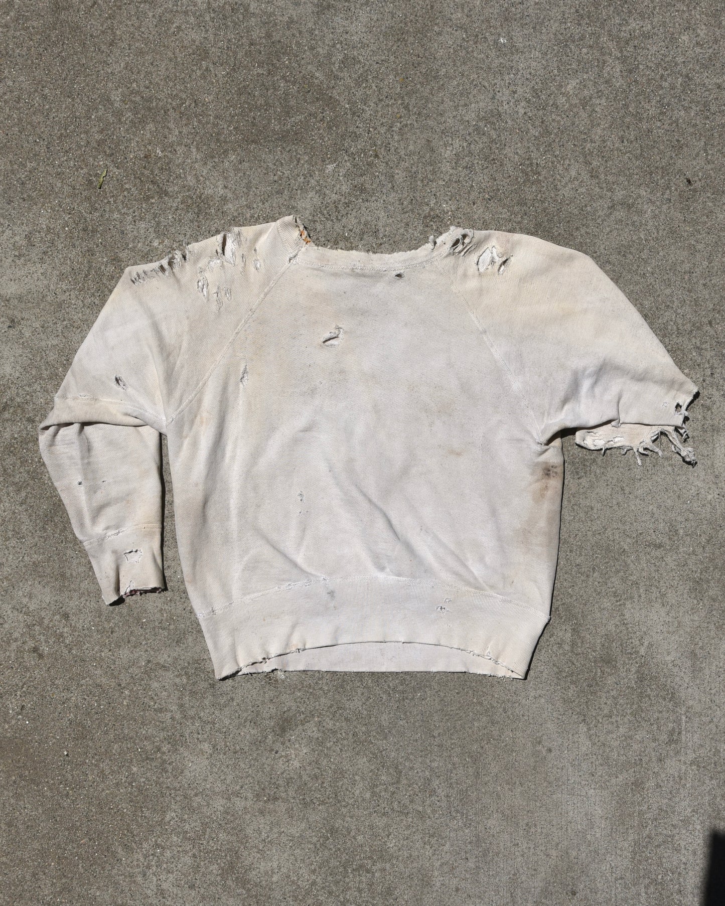 1950s Mayo Spruce Thrashed Distressed Worn Crewneck Sweatshirt Sz M