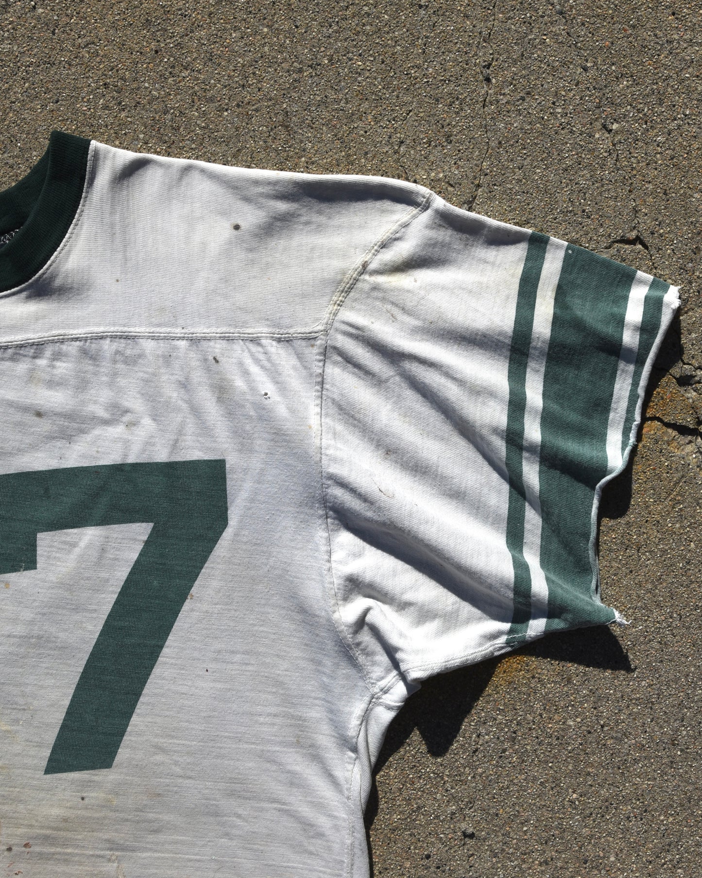 1950s Champion Cotton Football Jersey Thrashed