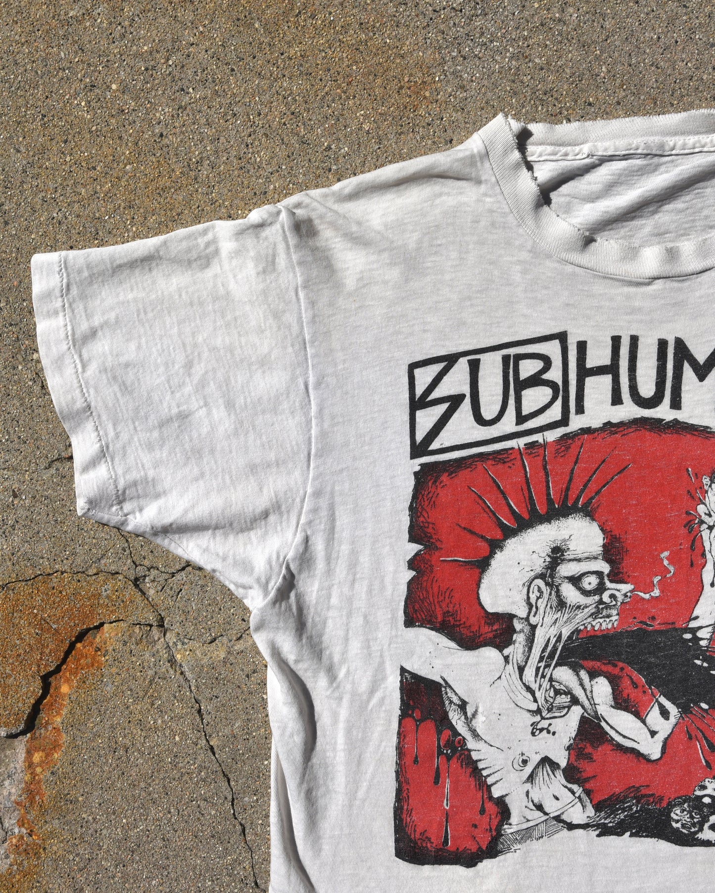 1980s Subhumans Band Tshirt