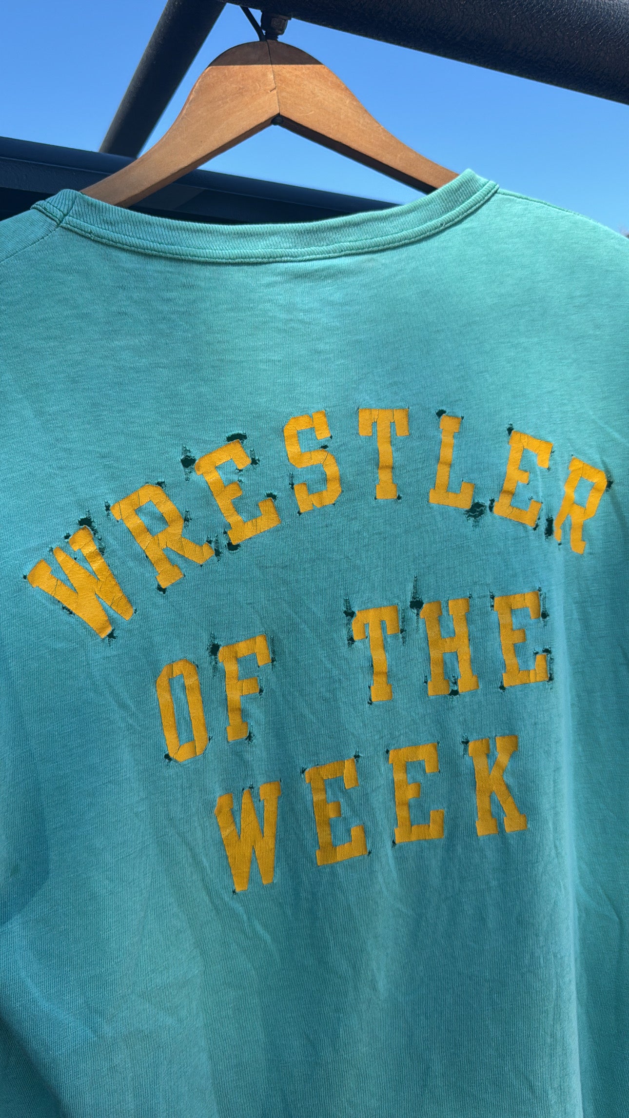 1970s Ridgewood Wrestling “Wrestler of the Week” Tshirt