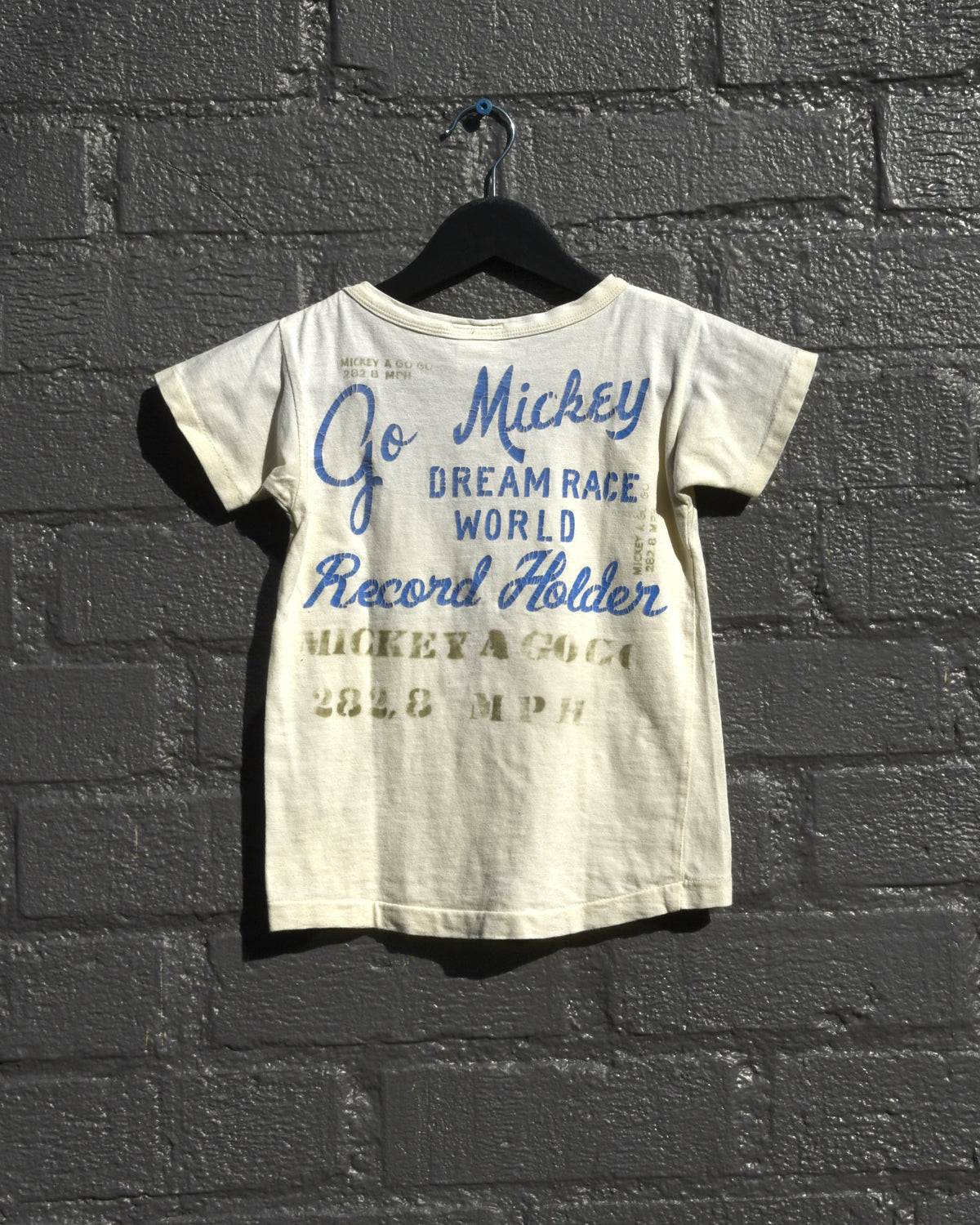 Denim Dungaree Mickey Chase The Cheese Tshirt