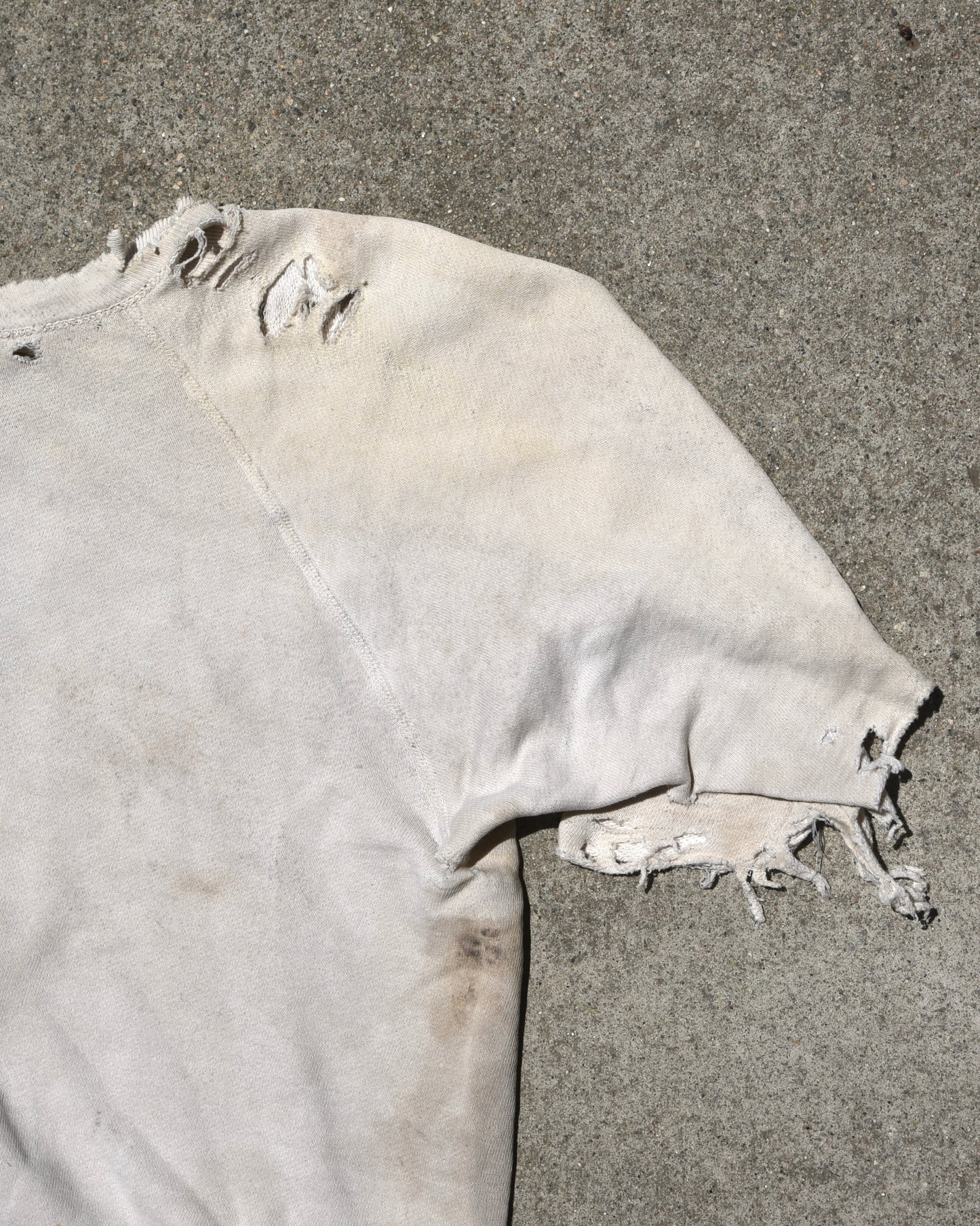 1950s Mayo Spruce Thrashed Distressed Worn Crewneck Sweatshirt Sz M