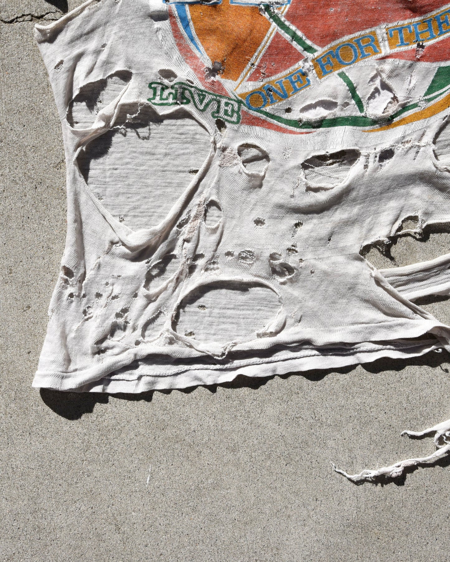 The Kinks 1980 Tour Tshirt Thrashed