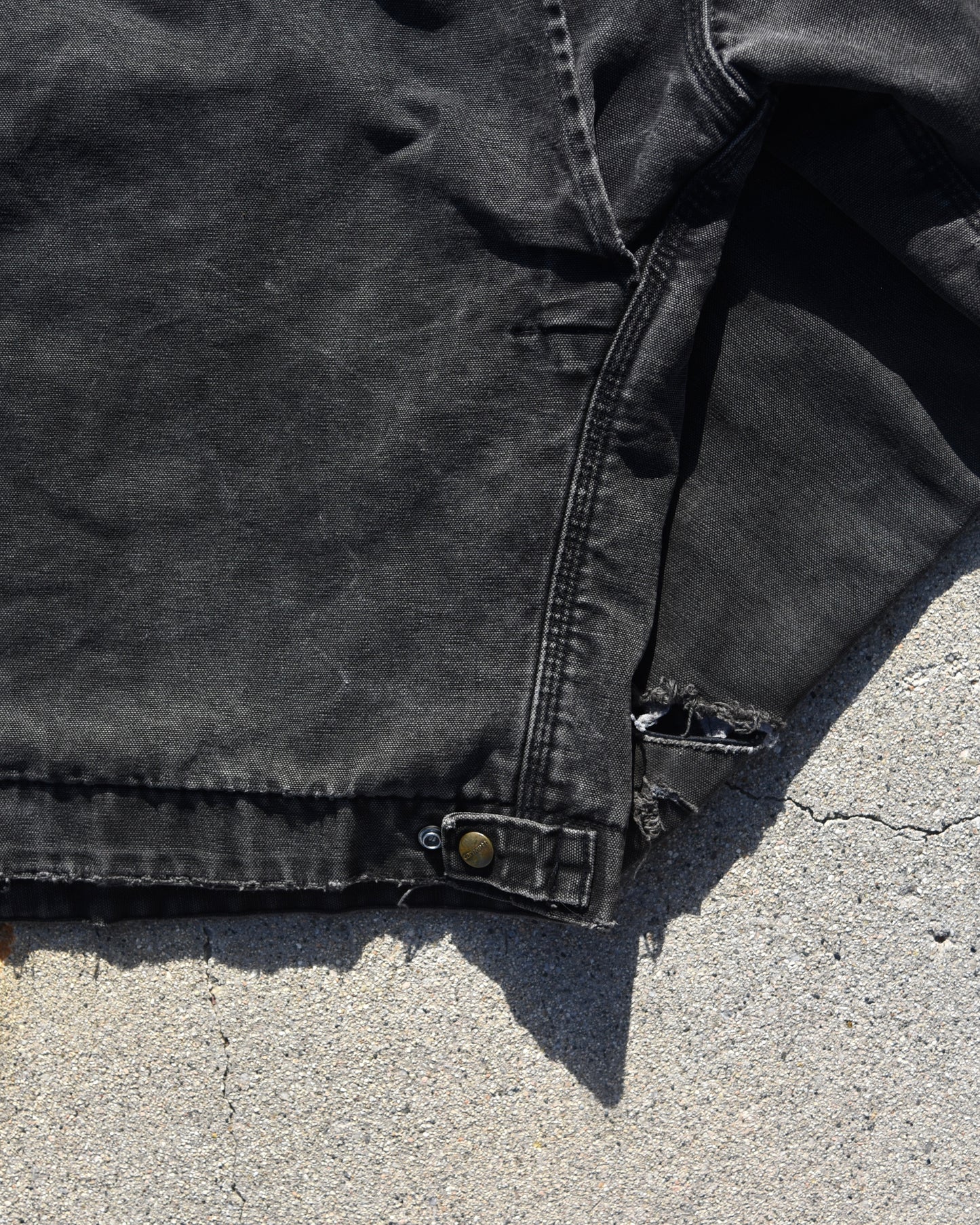 Carhartt Detroit Jacket J43 ONX Onyx Black Large Rare