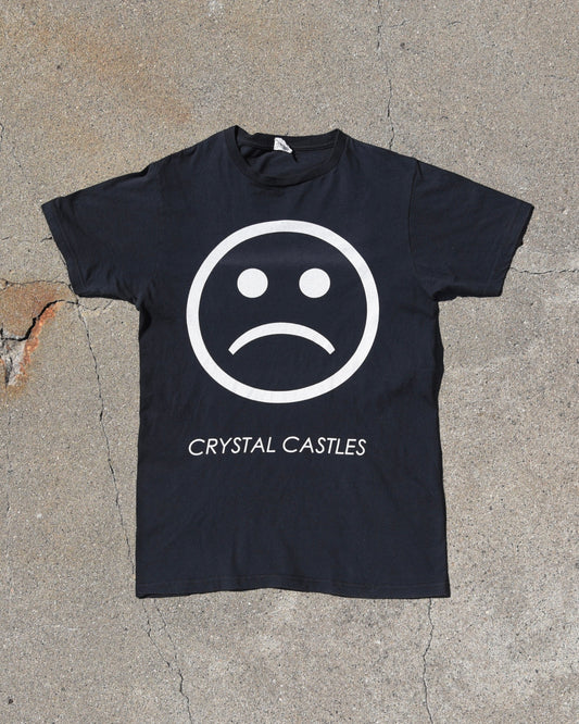 2013 Crystal Castles Sad Face Official Band Tshirt