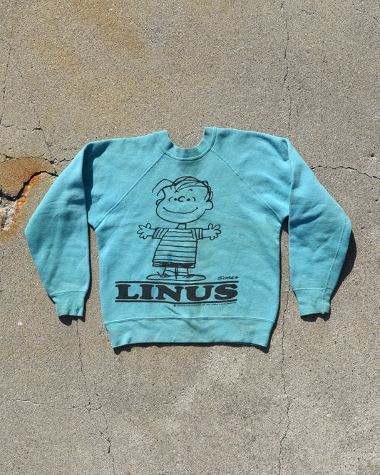 1950s Mayo Spruce Snoopy Peanuts Linus Sweatshirt