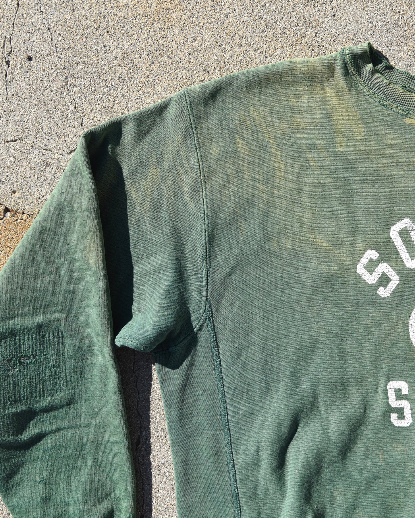 1970s Champion Reverse Weave South Soccer Sweatshirt - Sun Faded