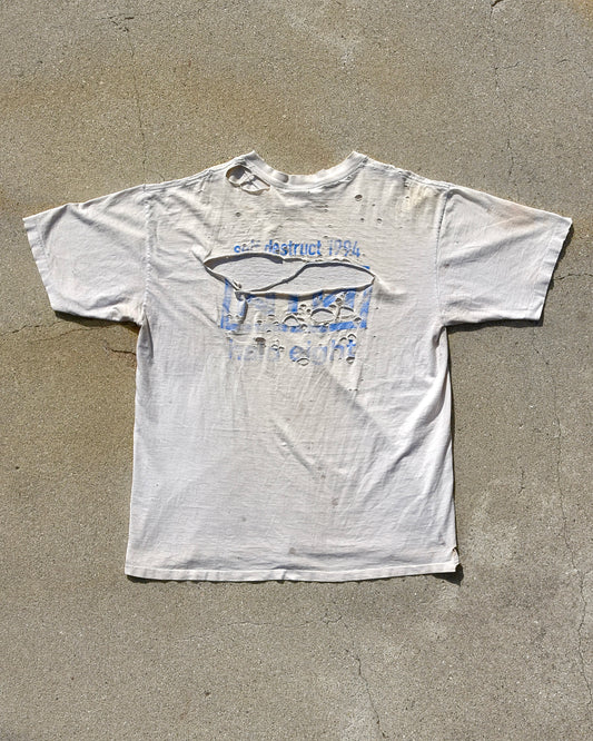 1994 Nine Inch Nails The Downward Spiral Self Destruct Halo Eight Tshirt