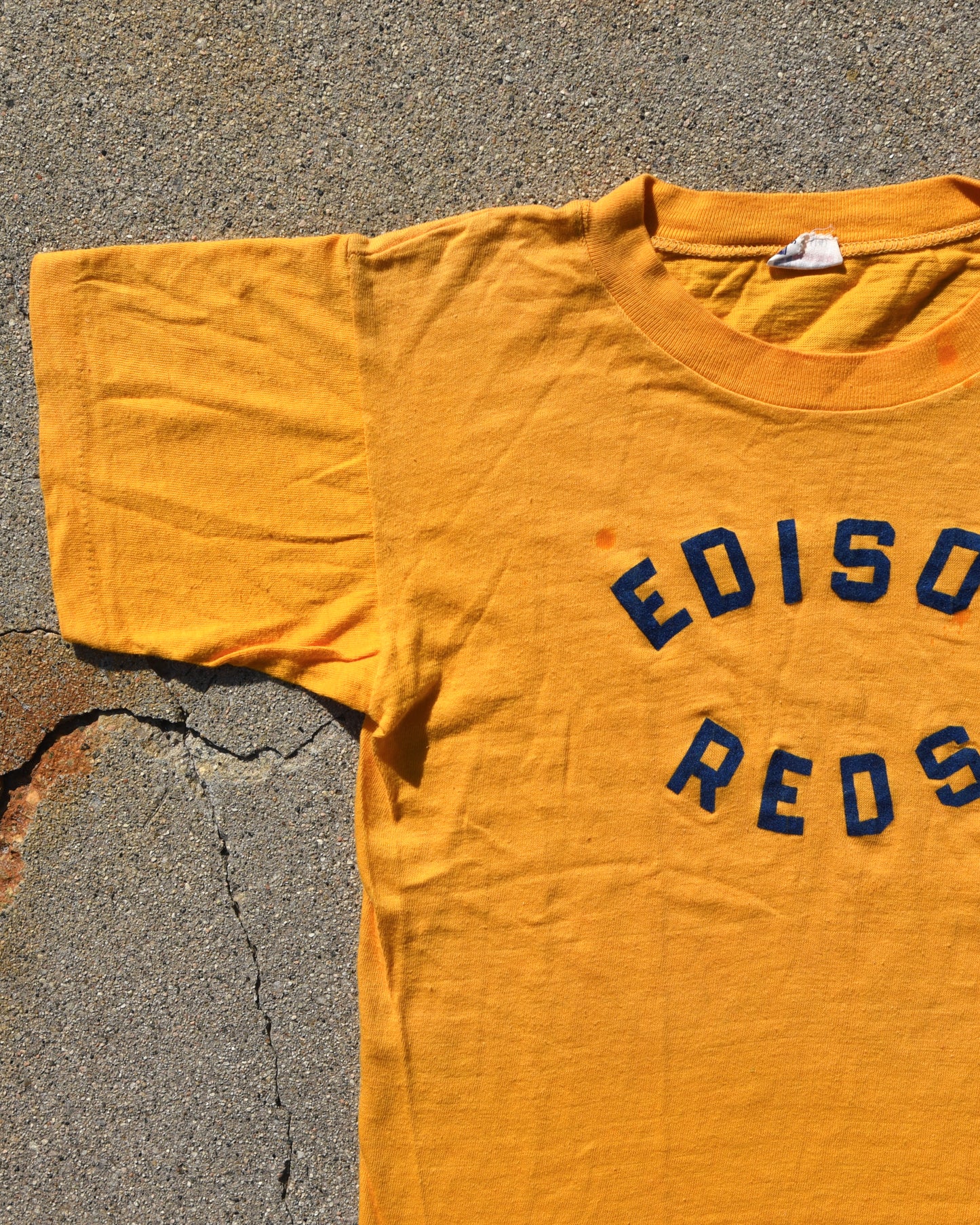 1950s Champion Running Man Edison Reds Tshirt Youth