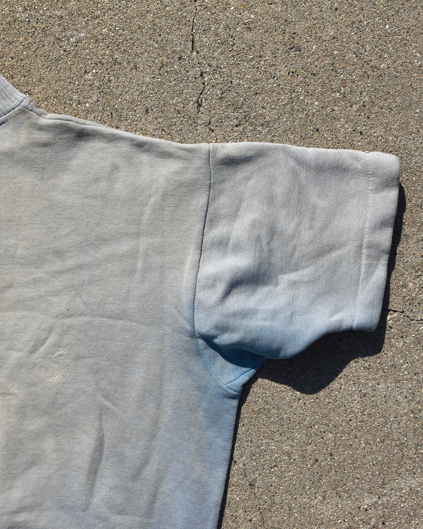 1960s Cascadia Sun Faded Blue Quarter Zip Sweatshirt