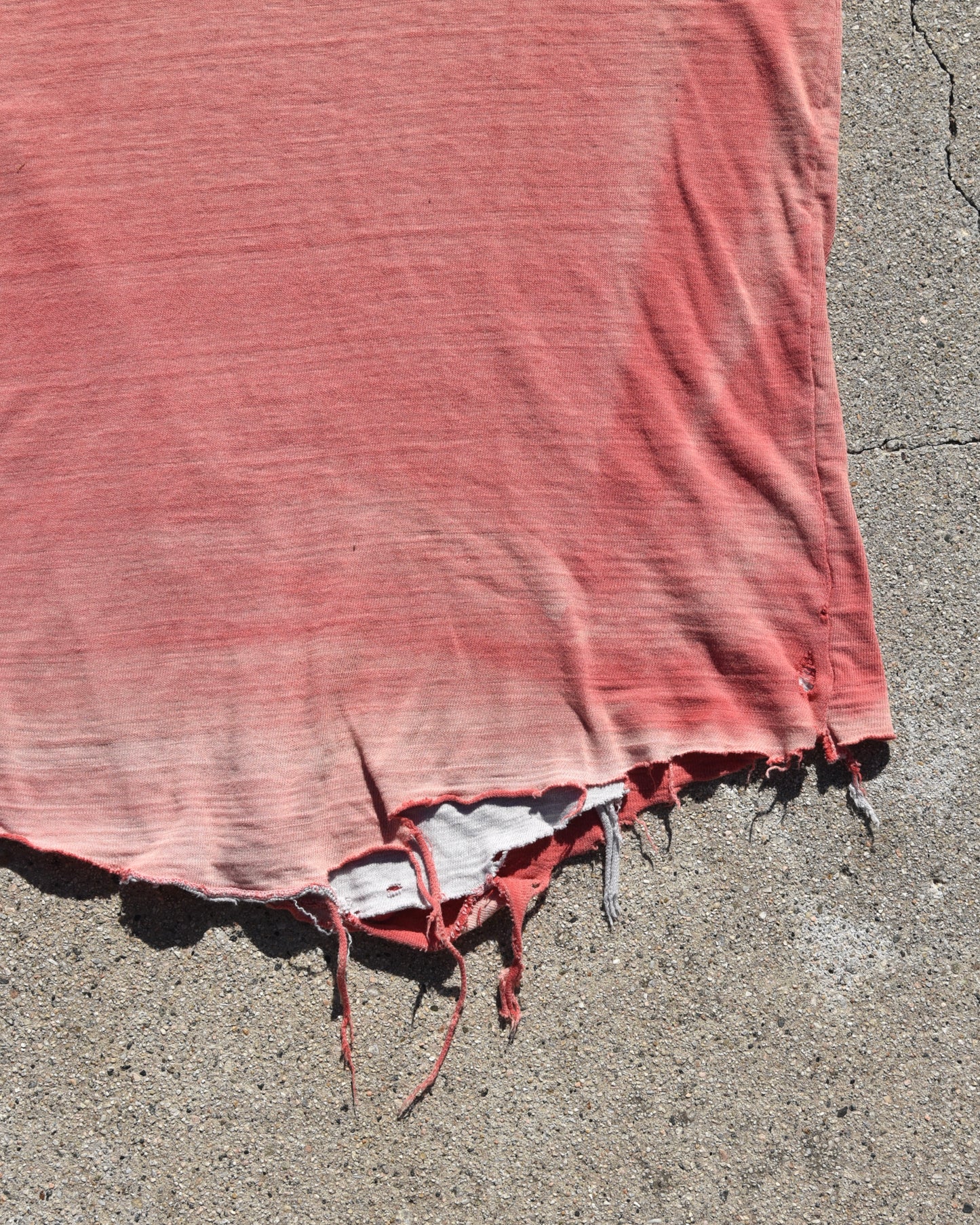 1950s Thrashed and Sun Faded Double Face Tshirt