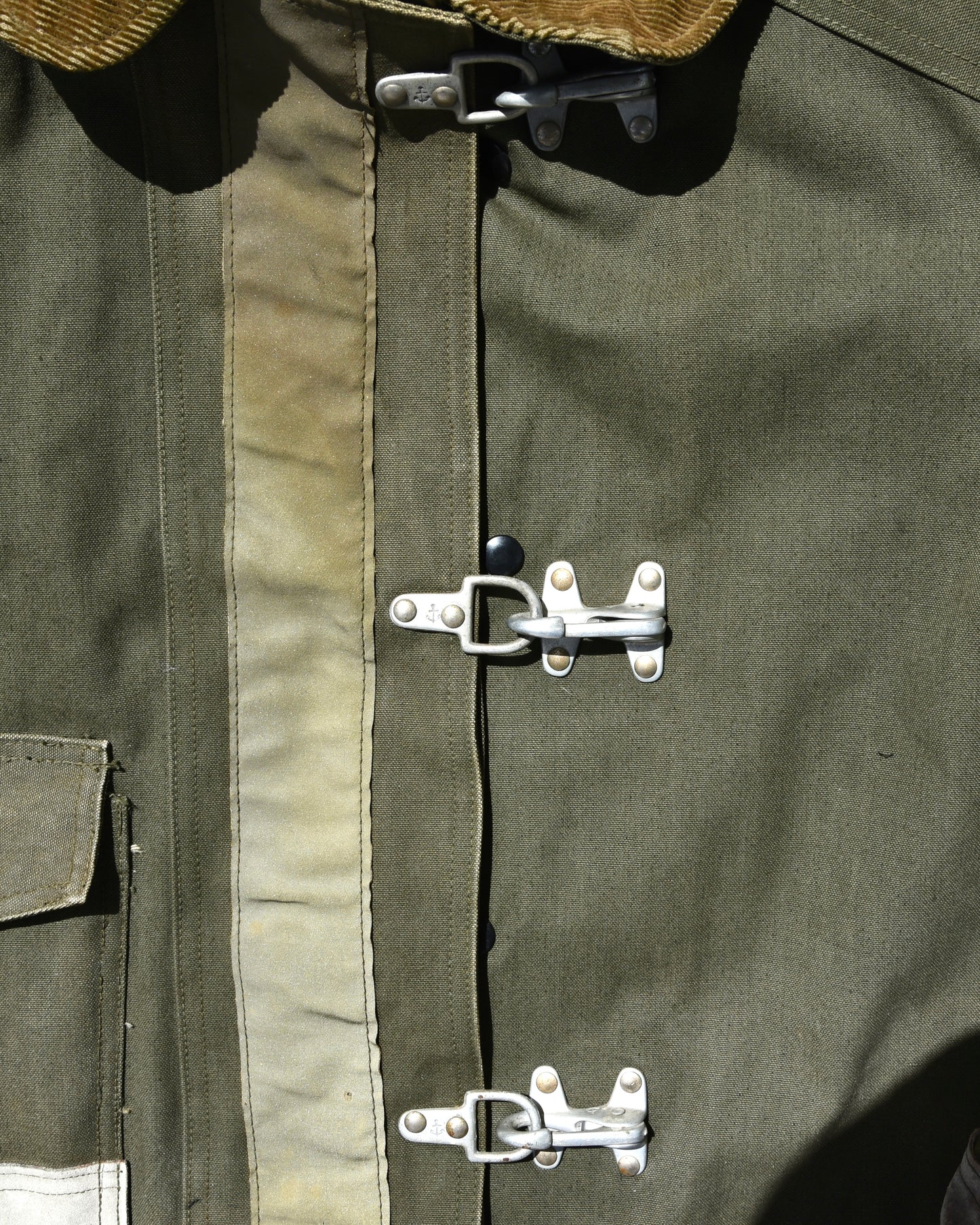 Fireman’s Turnout Coat 1950's Upcycled Custom Boxy Fit