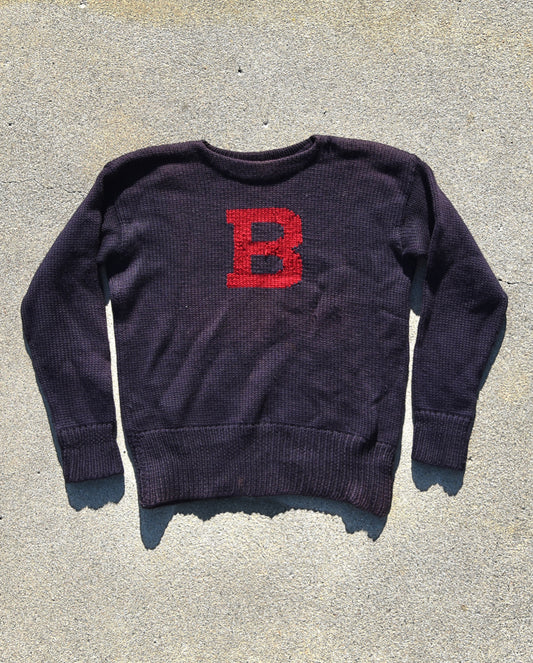 1930s Union Mills Woven Knit Sweatshirt - Bethlehem PA - Large