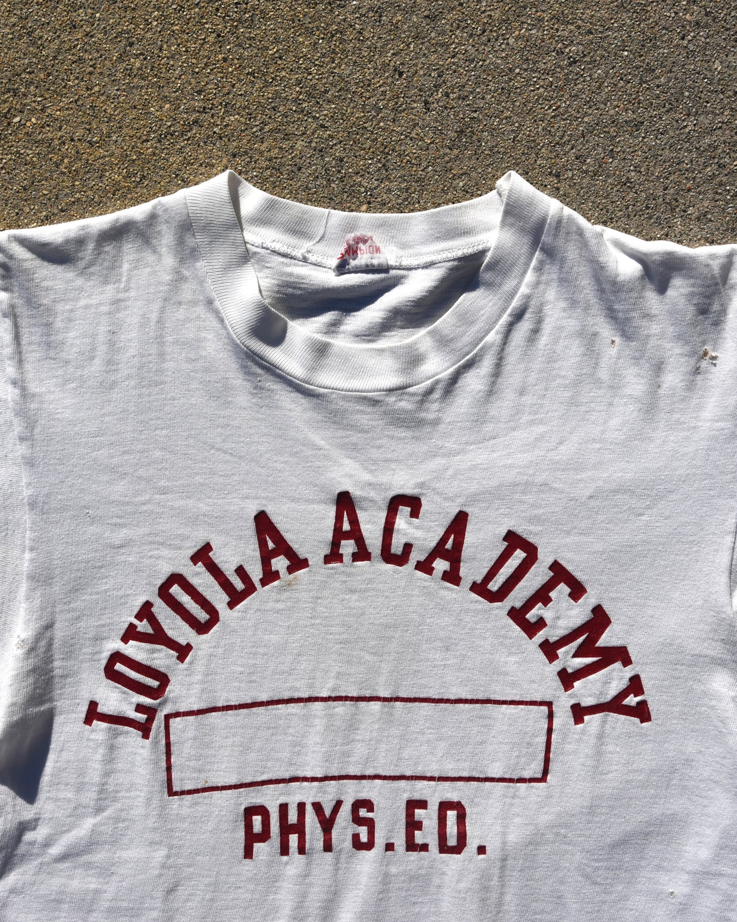 1950s Champion Loyola Academy Phys Ed Tshirt