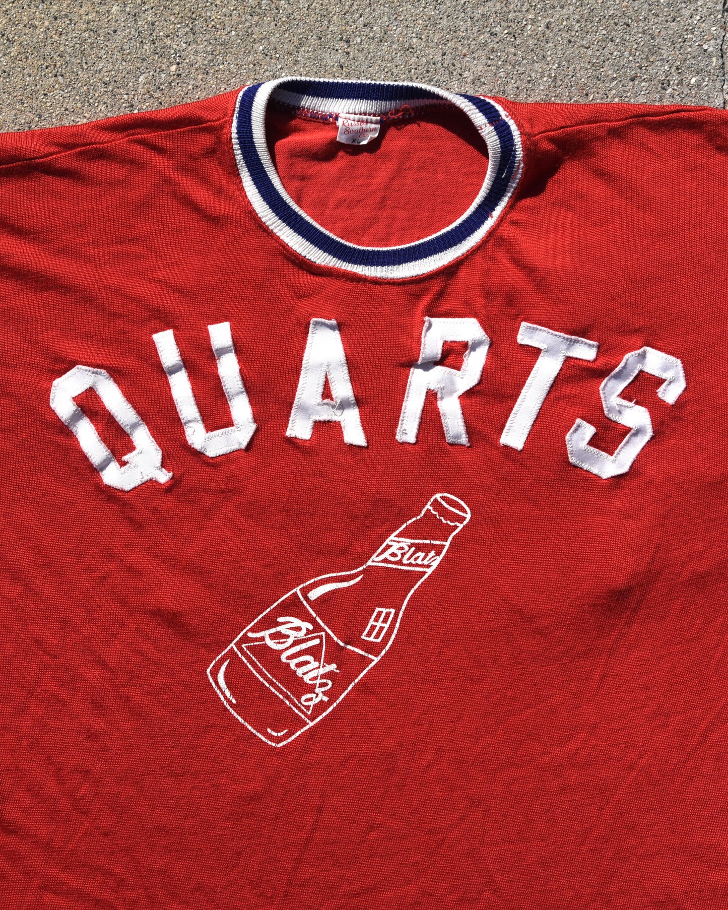 1950s Russell Southern Durene Quarts Beer Jersey