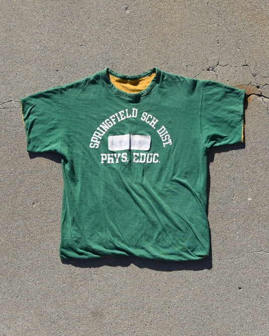 1970s Champion Double Face Springfield Phys Ed Tshirt