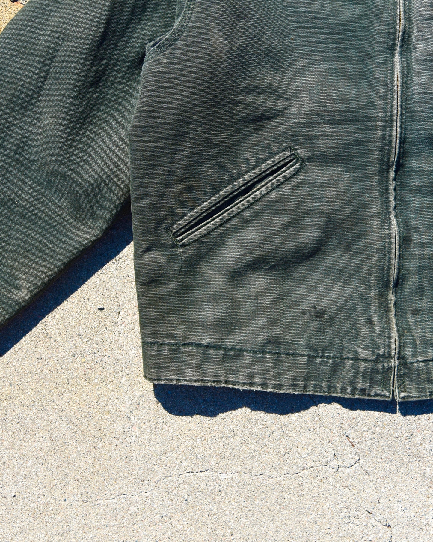 Carhartt J97 MOS Duck Detroit Jacket Moss Green - Large