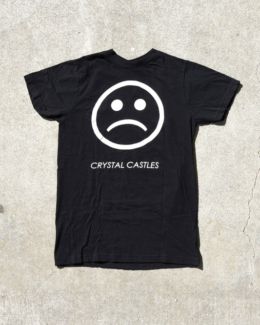 Crystal Castles Official 2011 Tour Sad Face Bay Island Tshirt