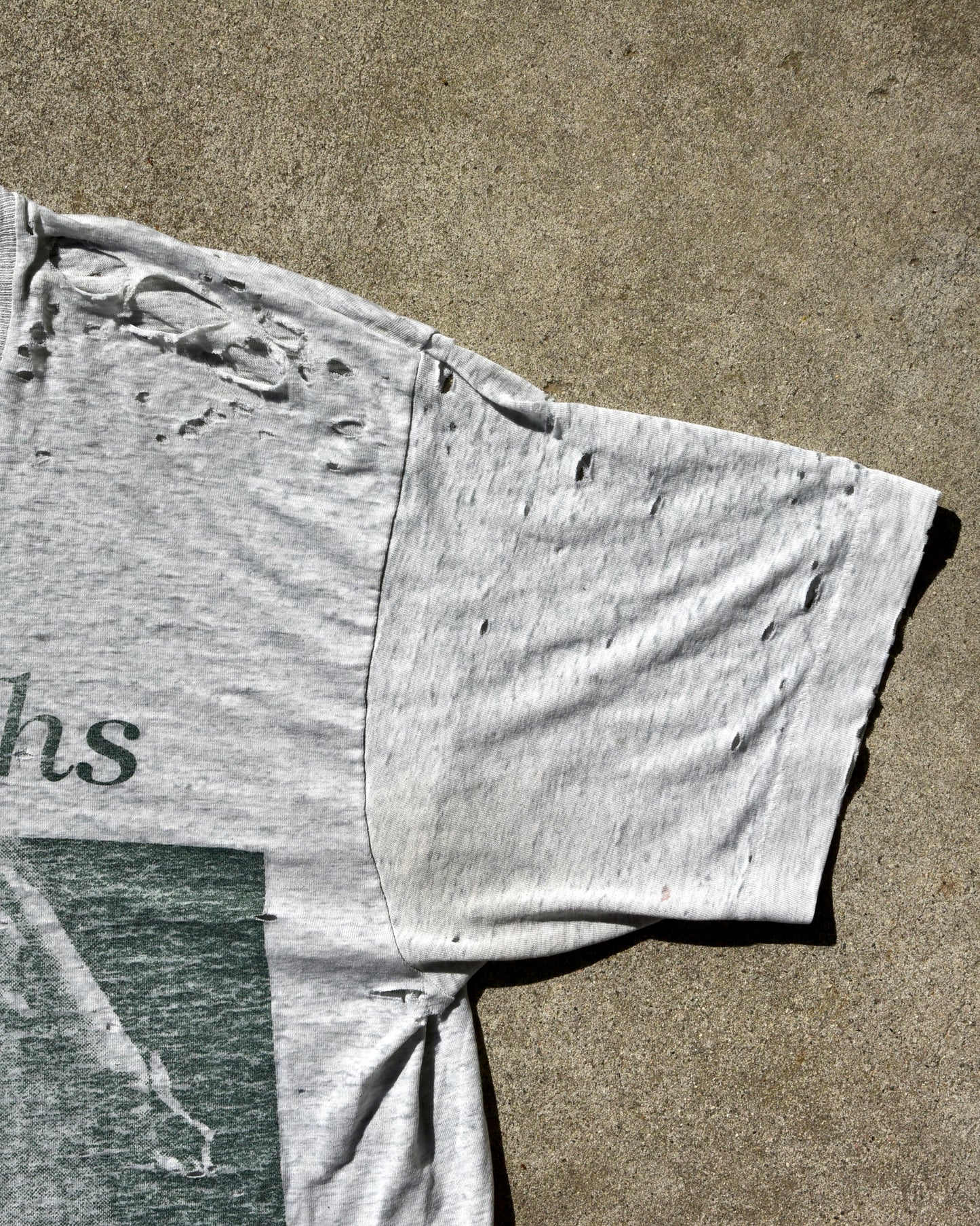 The Smiths 1980s Thrashed Single Stitch - The Queen Is Dead Tshirt