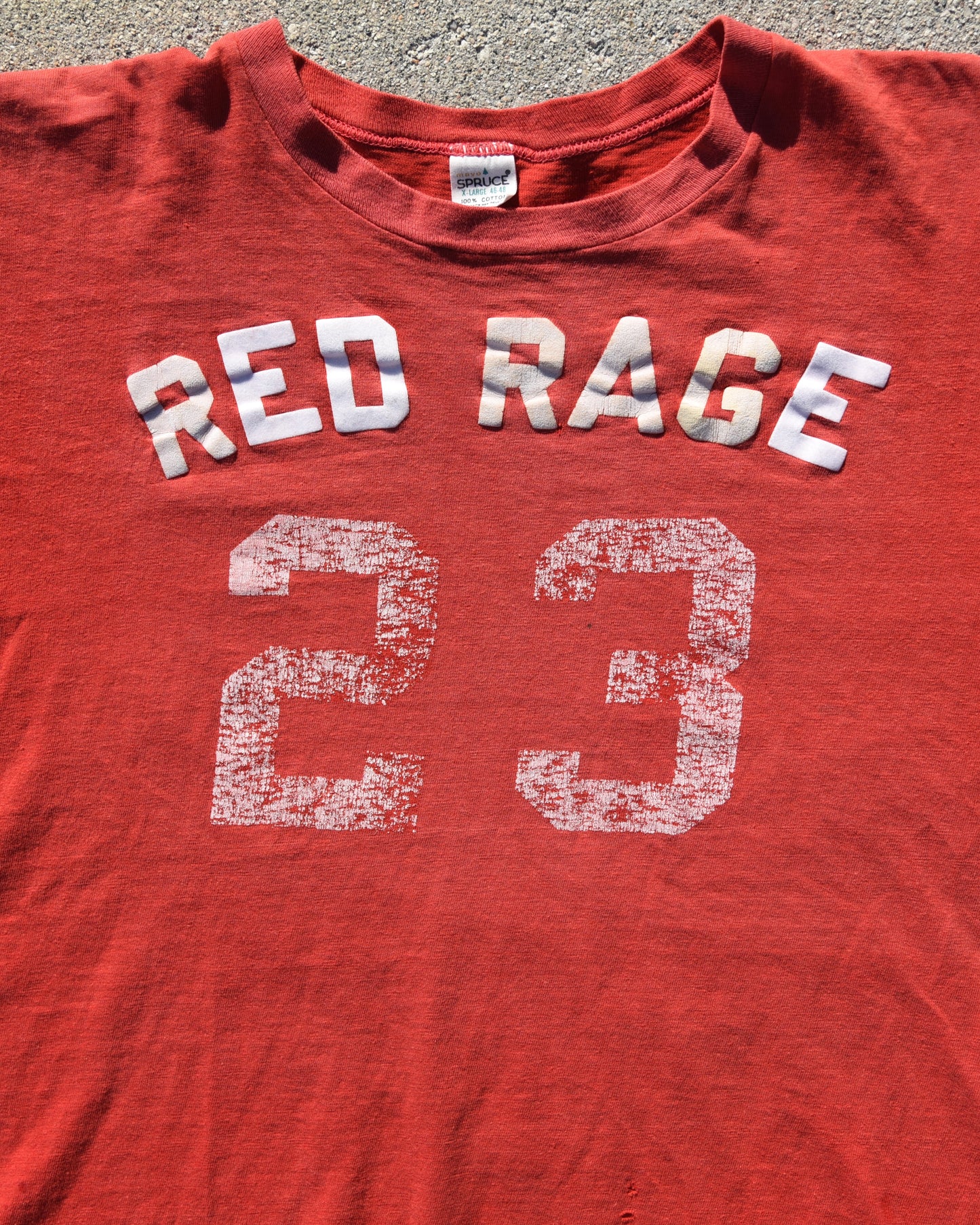1960s Red Rage Phys Ed Tshirt
