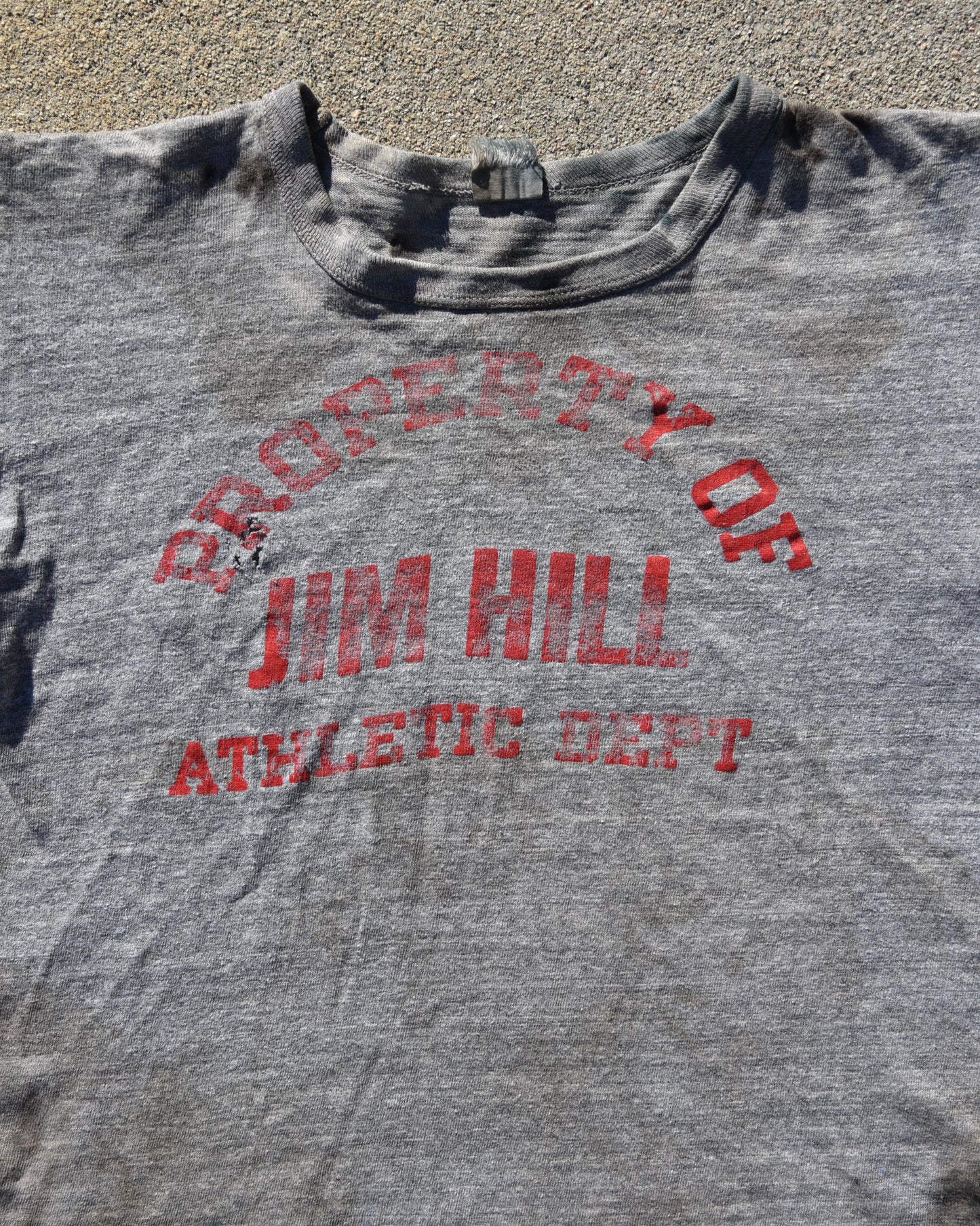 1950s Property of Jim Hill Athletic Dept Tshirt