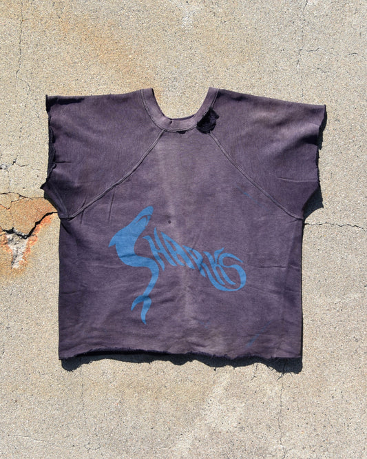 1960s West Side Story Jets Vs Sharks Sweatshirt Cutoff