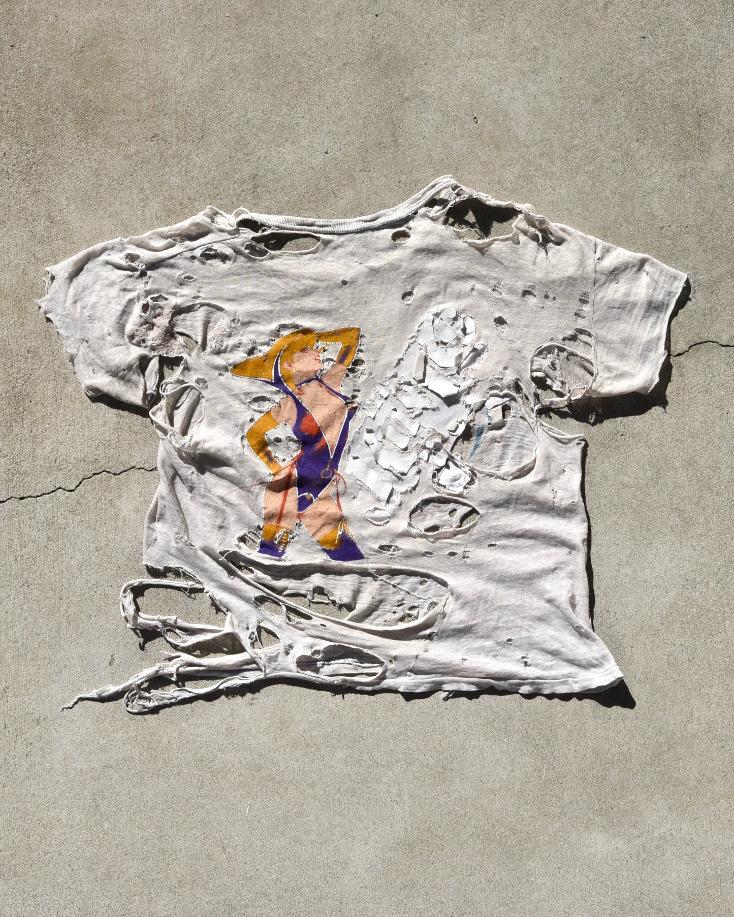 The Kinks 1980 Tour Tshirt Thrashed