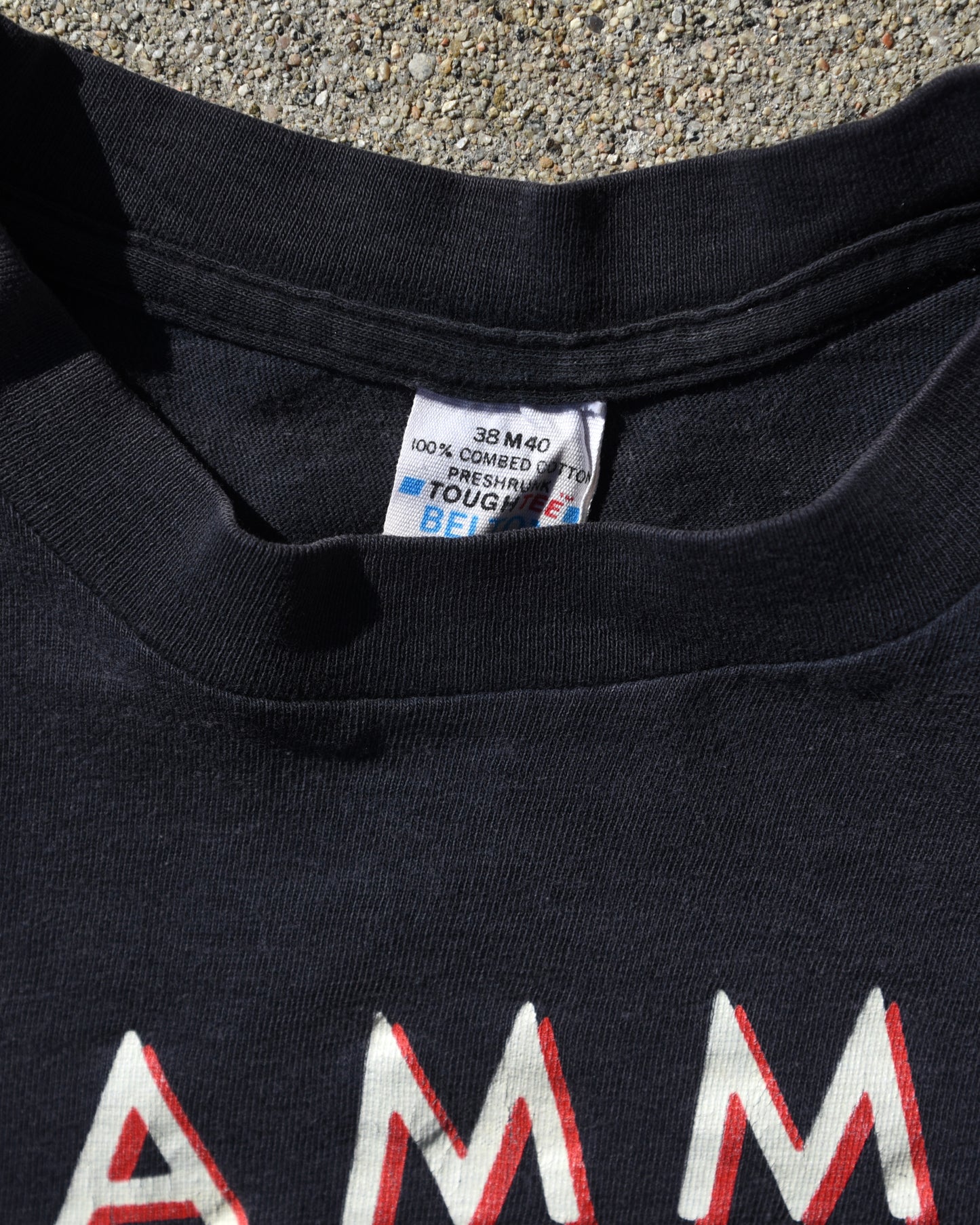 1983 Sammy Hagar Vintage Lips Tshirt Sun Faded