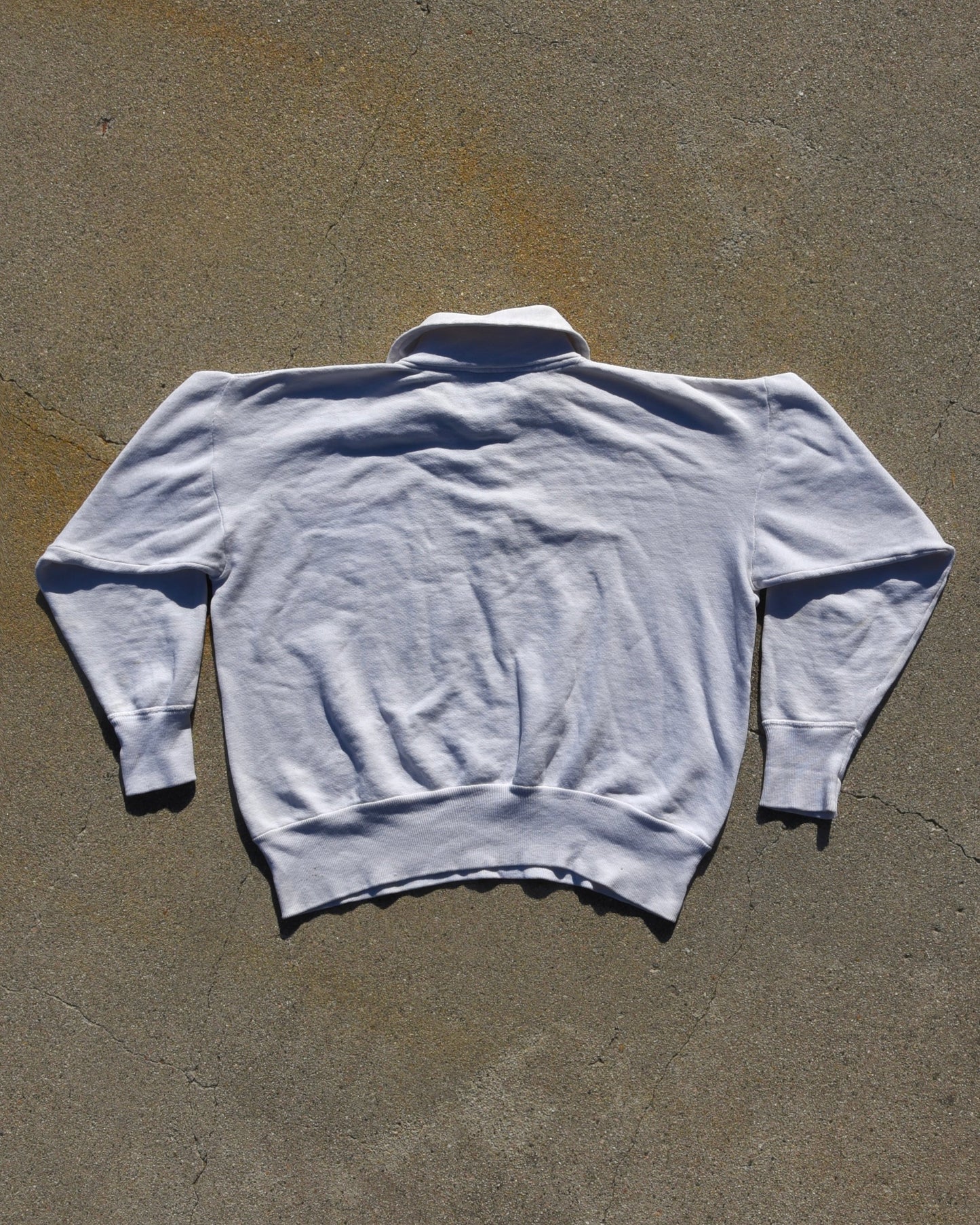 1960s Sweatshirt Quarter Zip Chainstitch Size M